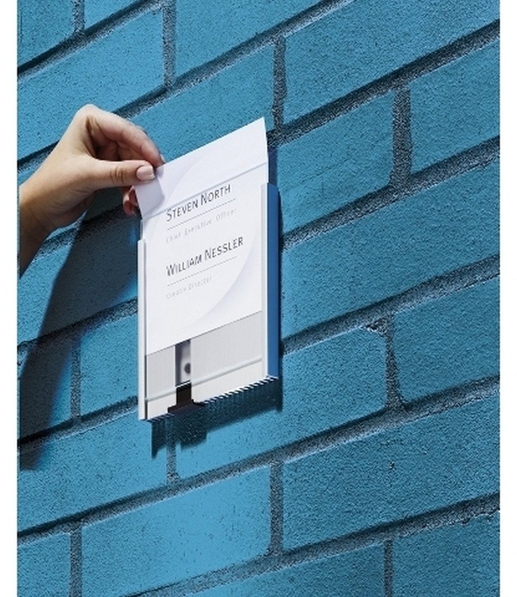 DURABLE Hinweisschild Einsteckschild für Türschild Info Sign 149x148mm weiß VE=20 Schilder