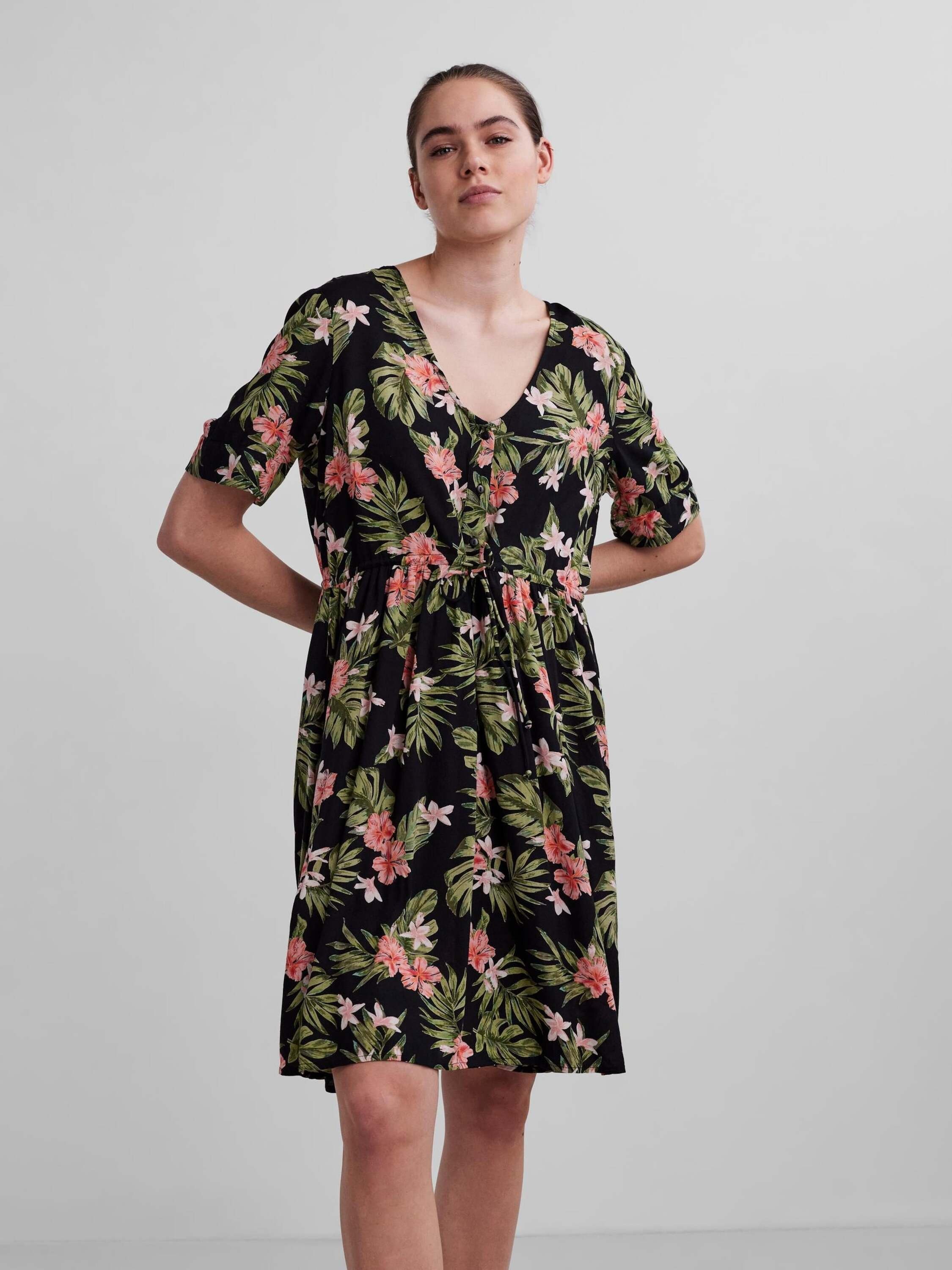 pieces Jerseykleid Nya (1-tlg) Drapiert/gerafft