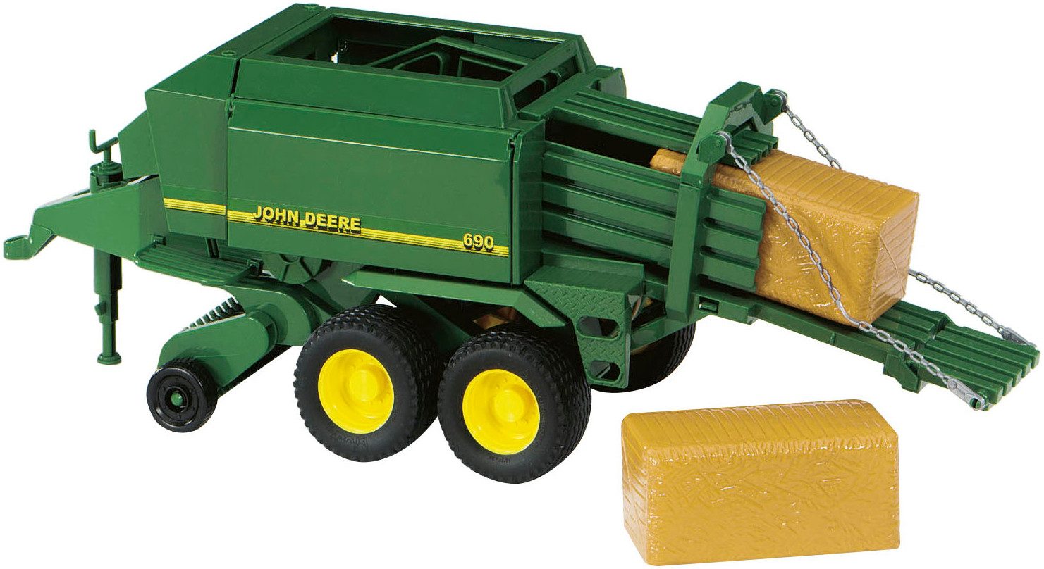 Bruder® Spielfahrzeug-Anhänger John Deere Grossballenpresse (02017), Made in Europe