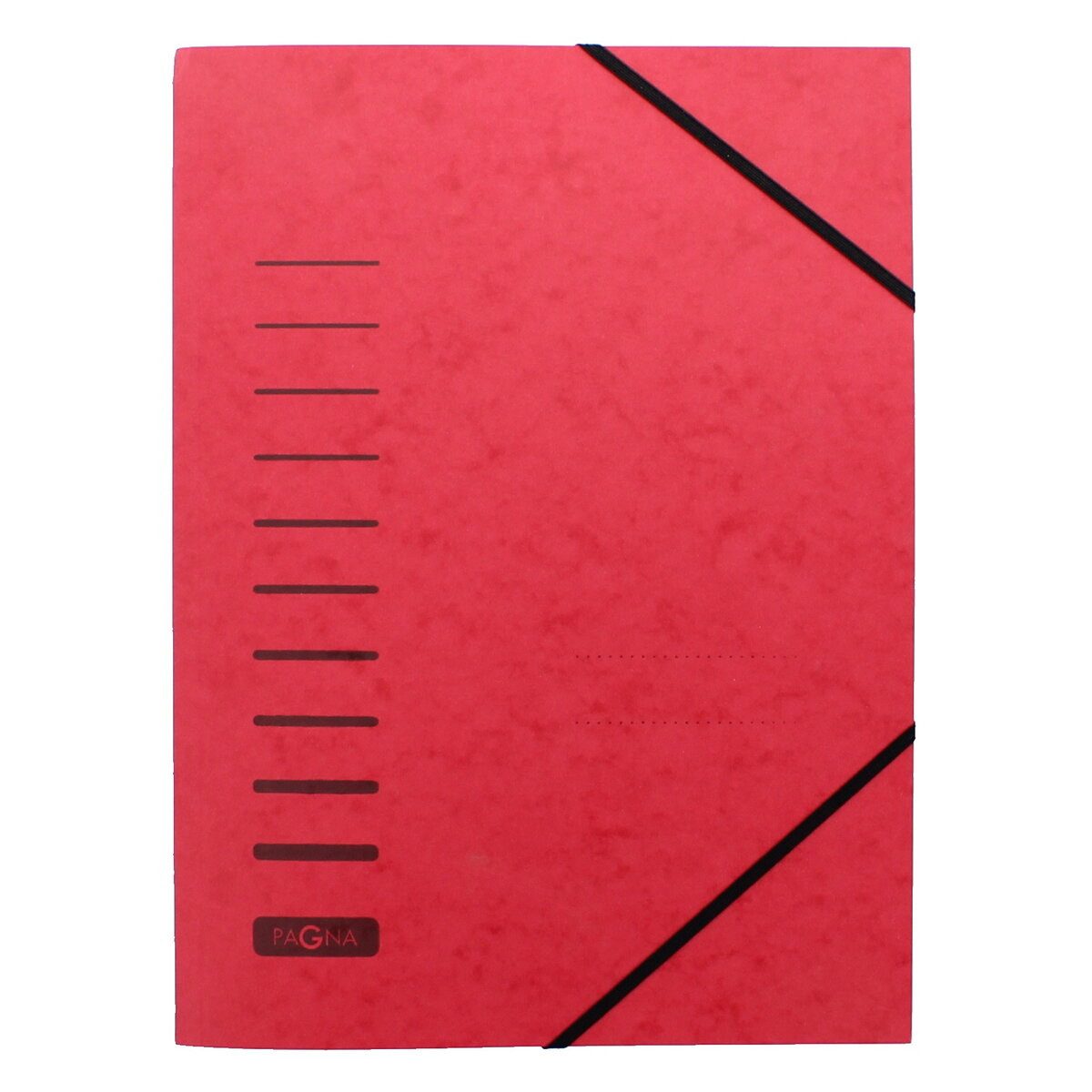 Fächermappe Eckspannmappe A4 rot