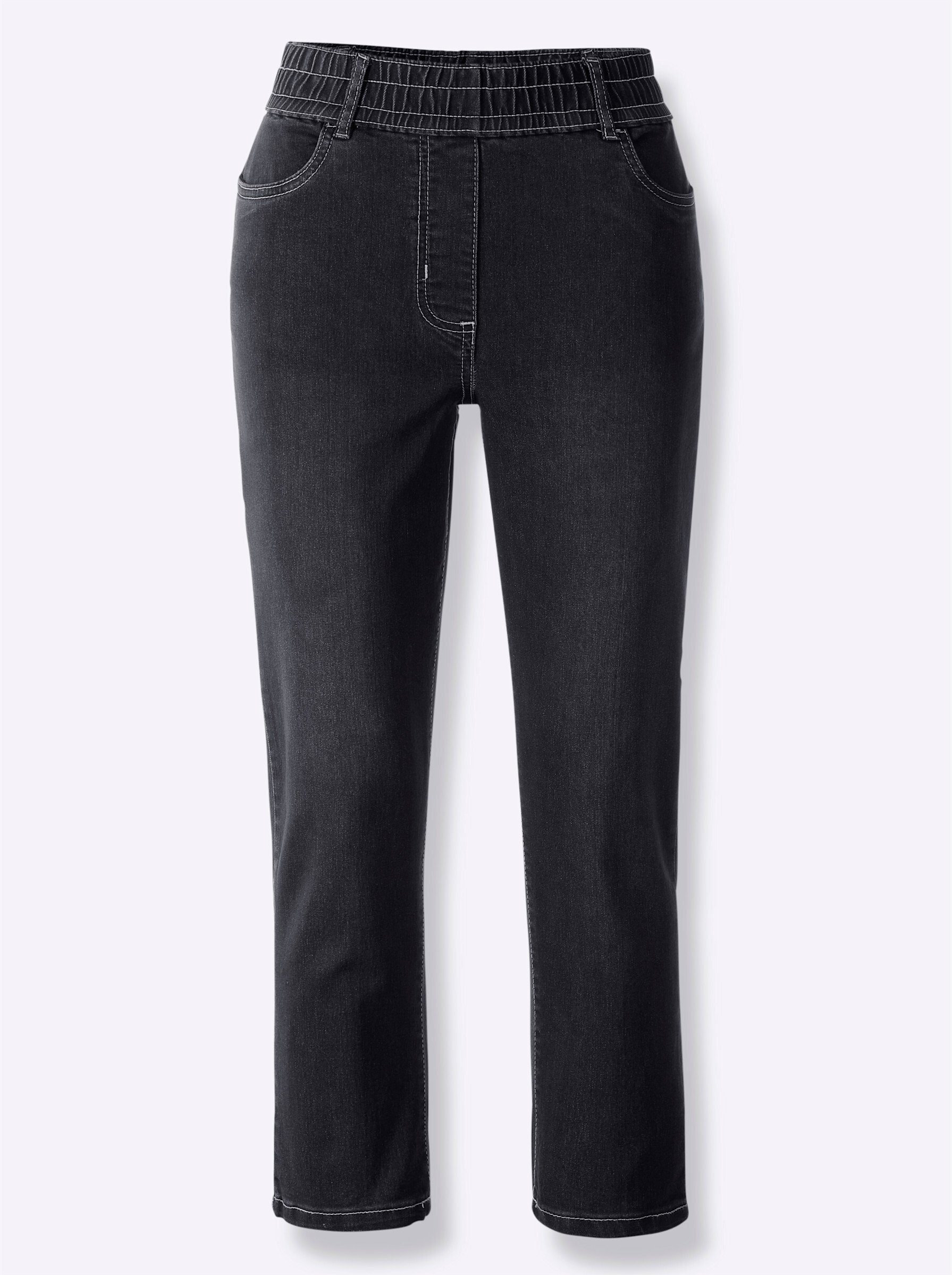 Sieh an! Jeansshorts 3/4-Jeans komfortabel günstig online kaufen