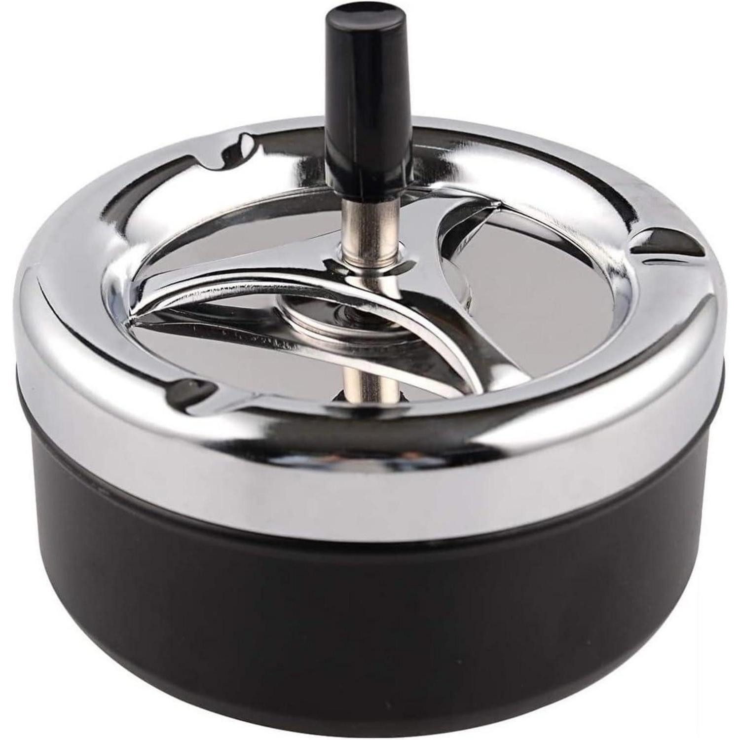 LuxusKollektion Aschenbecher Drehaschenbecher Tischaschenbecher Windaschenbecher mit Deckel