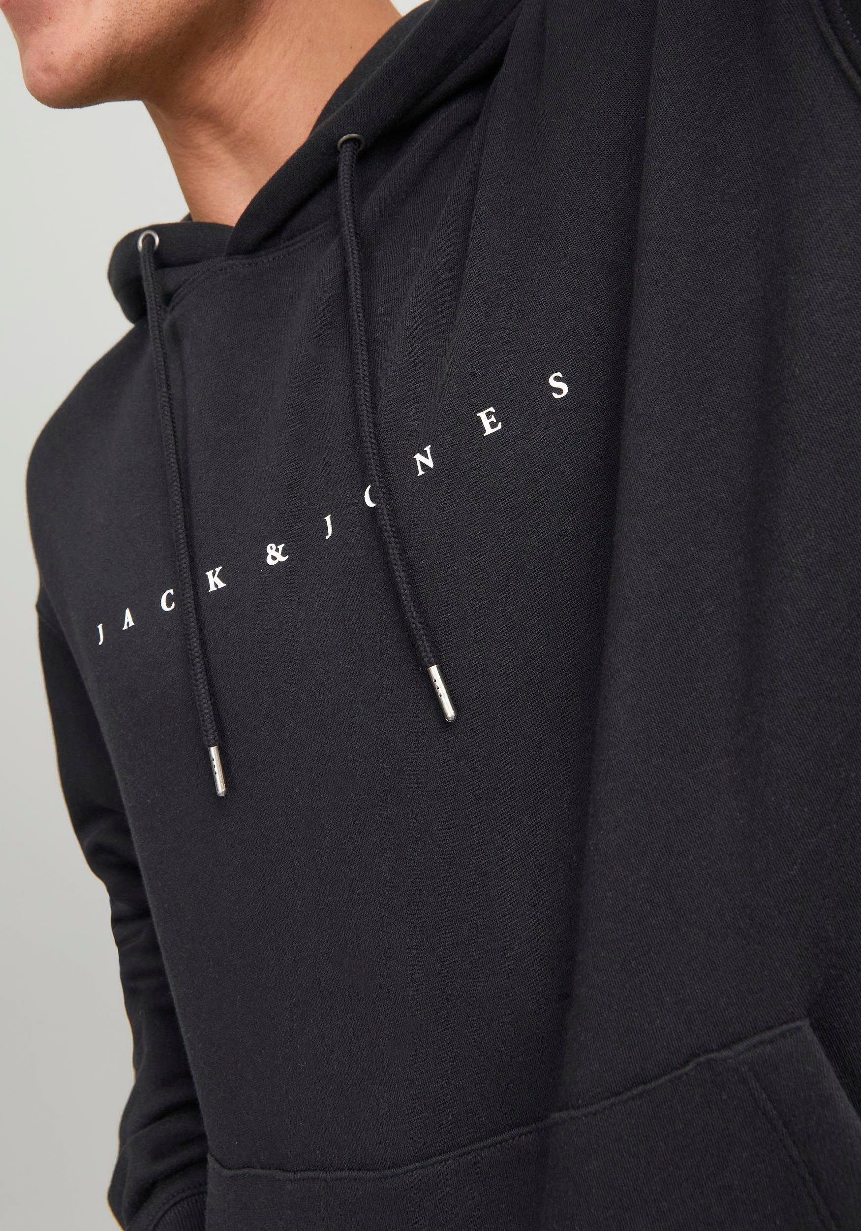 JJ Jones SWEAT Black HOOD JJESTAR Kapuzensweatshirt Jack & NOOS