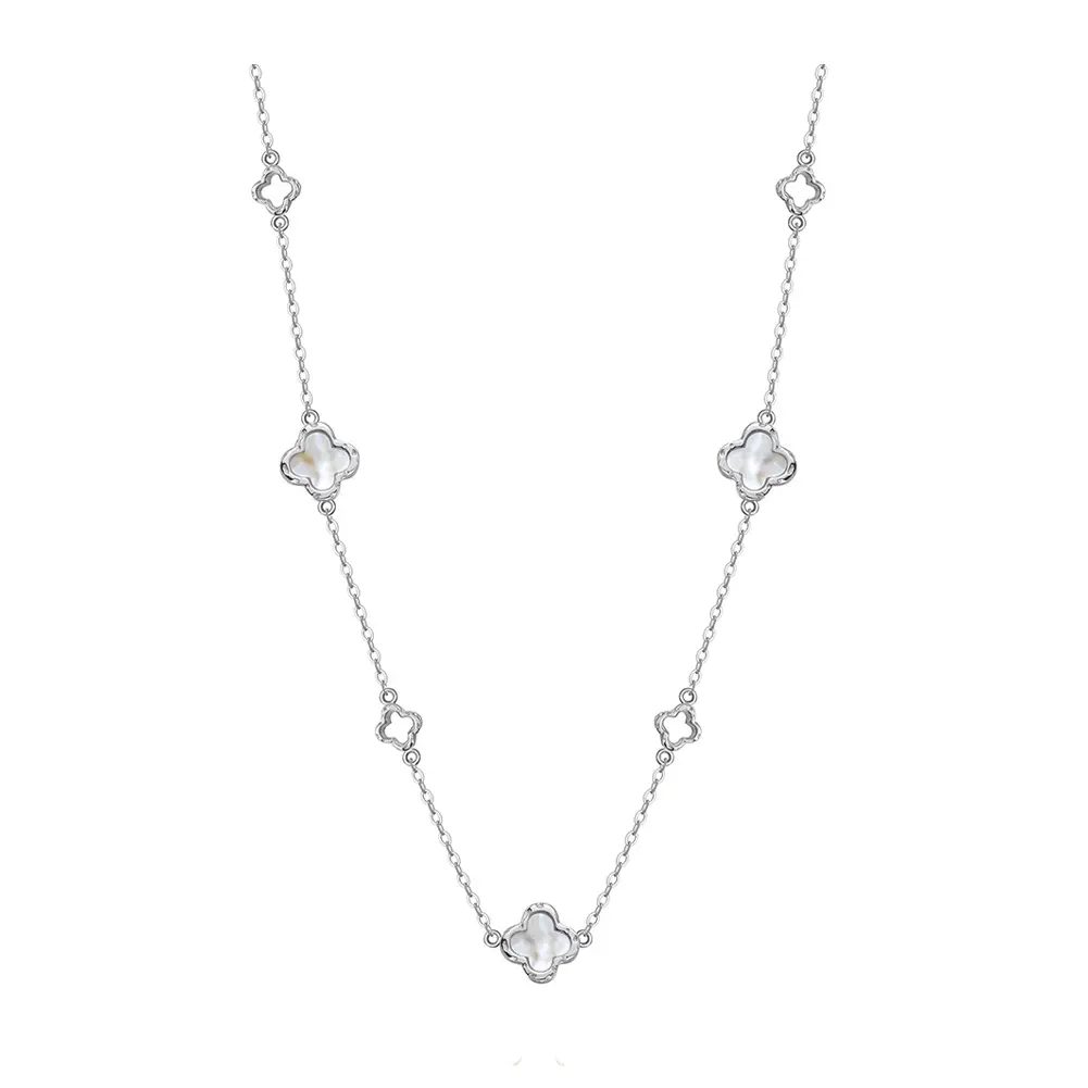 Suzan Gold Kette mit Anhänger Suzan Gold® 925 Silber Halskette Damen vergoldet mit