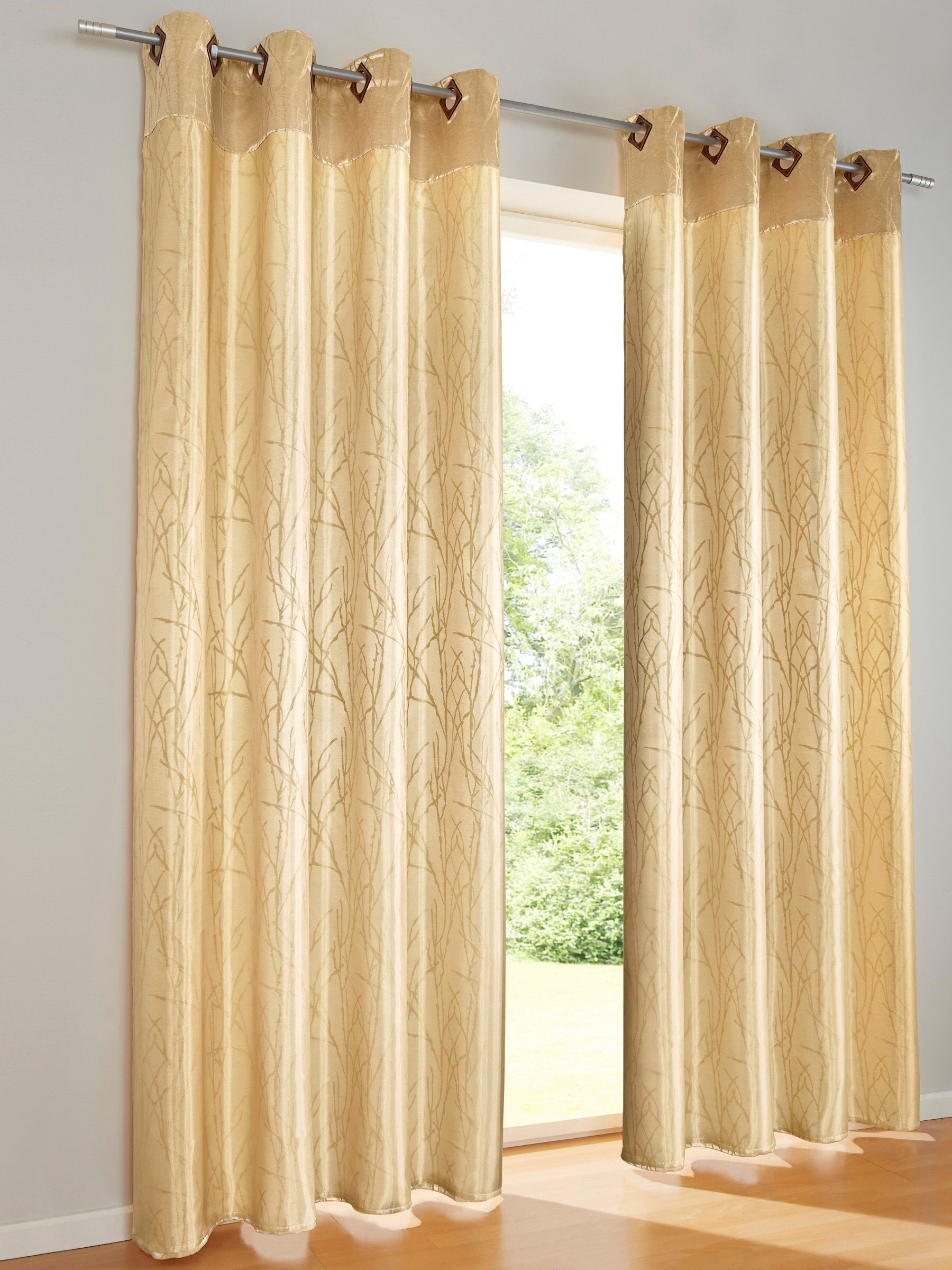 heine Gardine Dekoschal (1 St), Ösen, blickdicht, Fensterdekoration günstig online kaufen