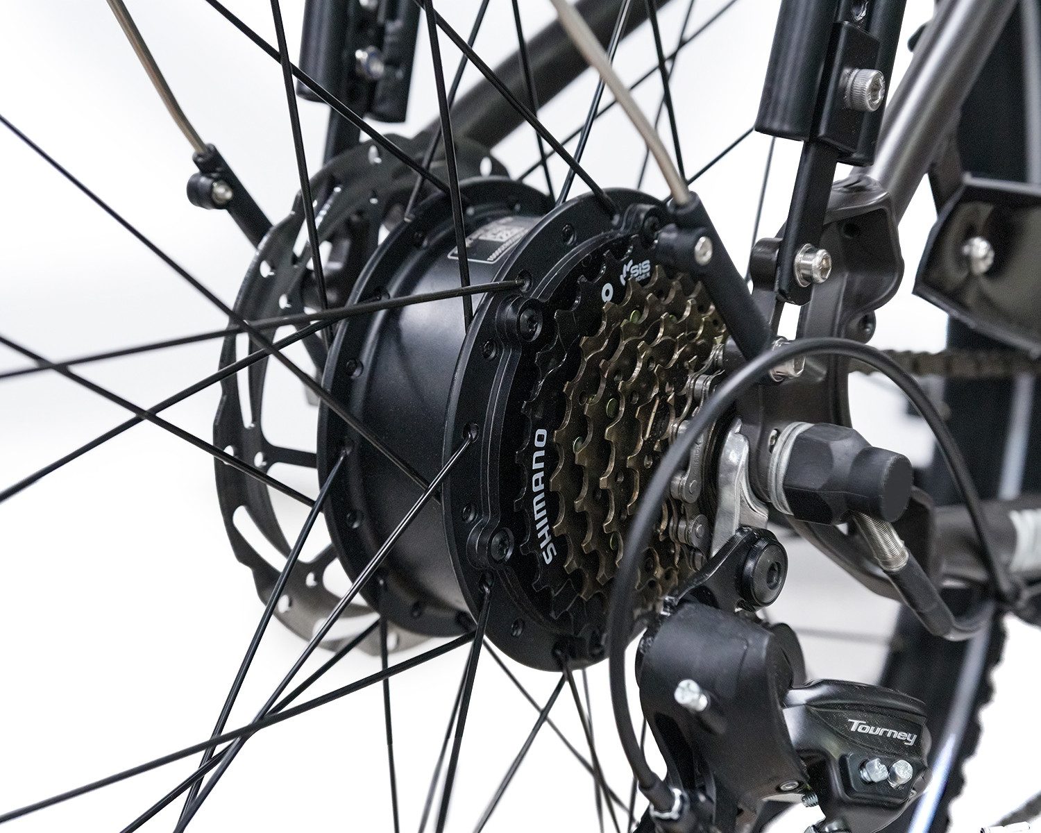 ZMH E-Bike Mountainbike 250W Shimano 7-Gang-System, 520 Wh