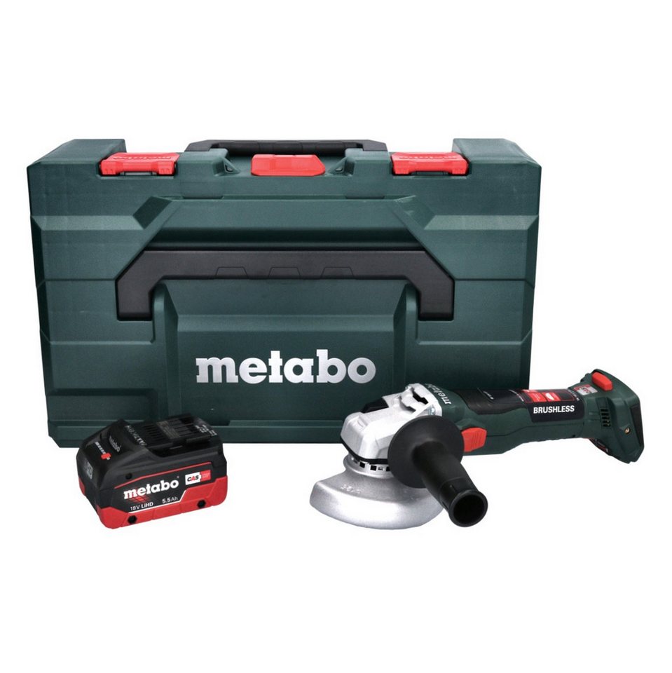 Thumbnail - metabo Winkelschleifer W 18 LT BL 11-125 Akku Winkelschleifer 18 V 125 mm Brushless + 1x Akk