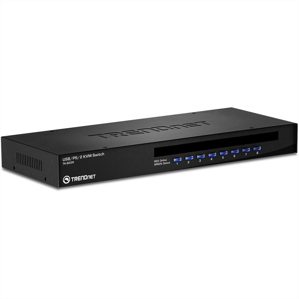 TK-803R KVM Switch 8-Port USB/PS/2 Rack Mount Computer-Adapter