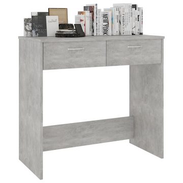 furnicato Schreibtisch Betongrau 80x40x75 cm Holzwerkstoff