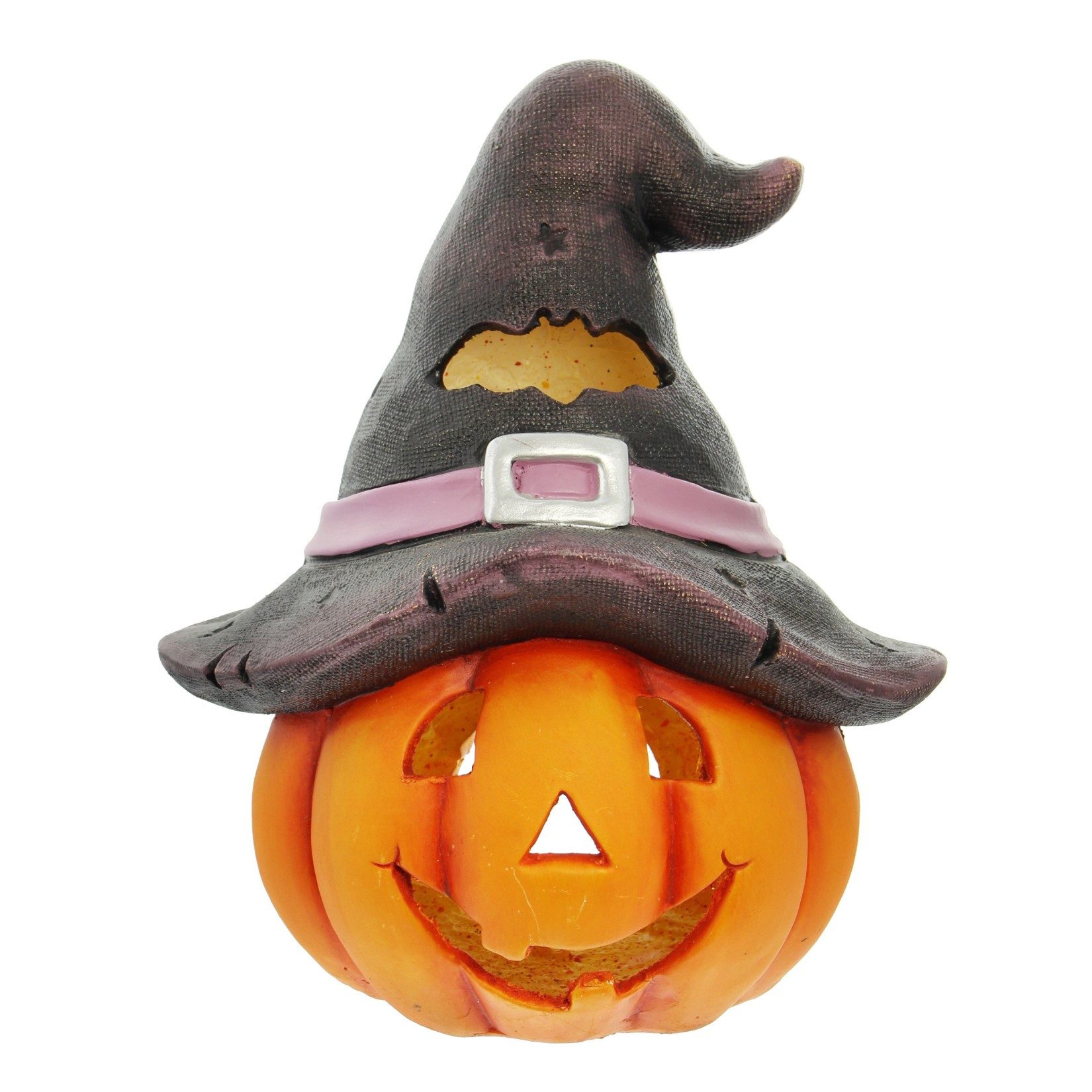 Dekoleidenschaft Windlicht "Hexenhut" Halloweendeko für Innen + Außen, Deko günstig online kaufen