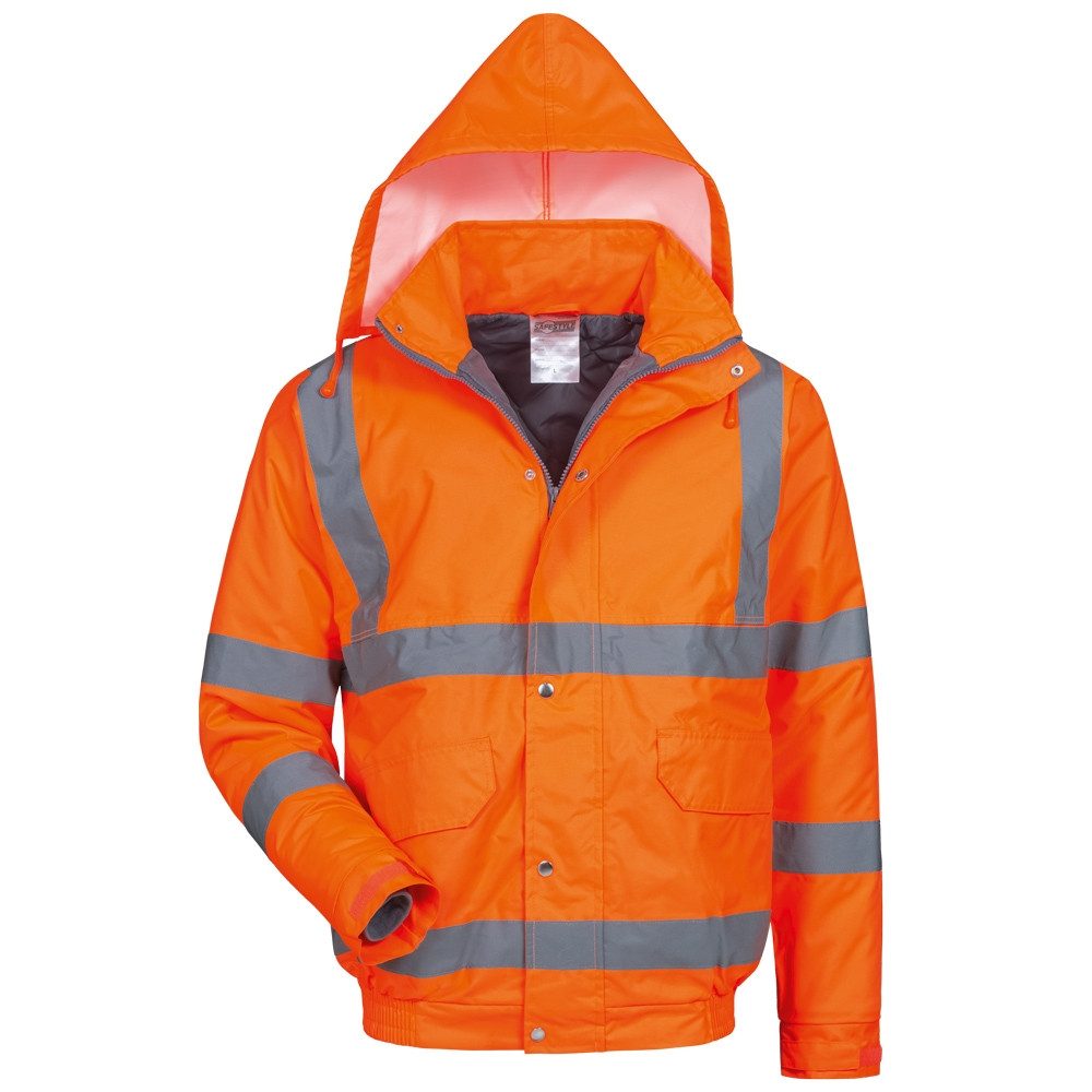 Safestyle Schutzjacke EUGEN WARNSCHUTZ PILOTJACKE ORANGE Gr.XXL SAFESTYLE®, EN ISO 20471, E