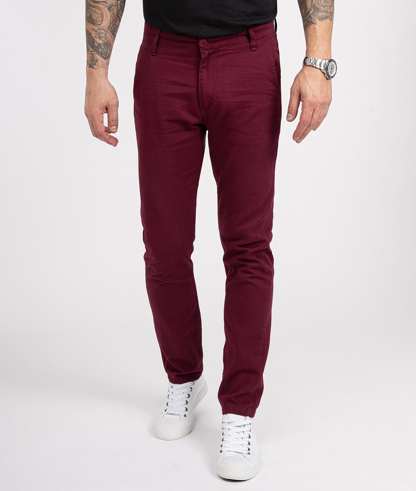 Chinohose Herren Regular Fit Chinohose RC-2083
