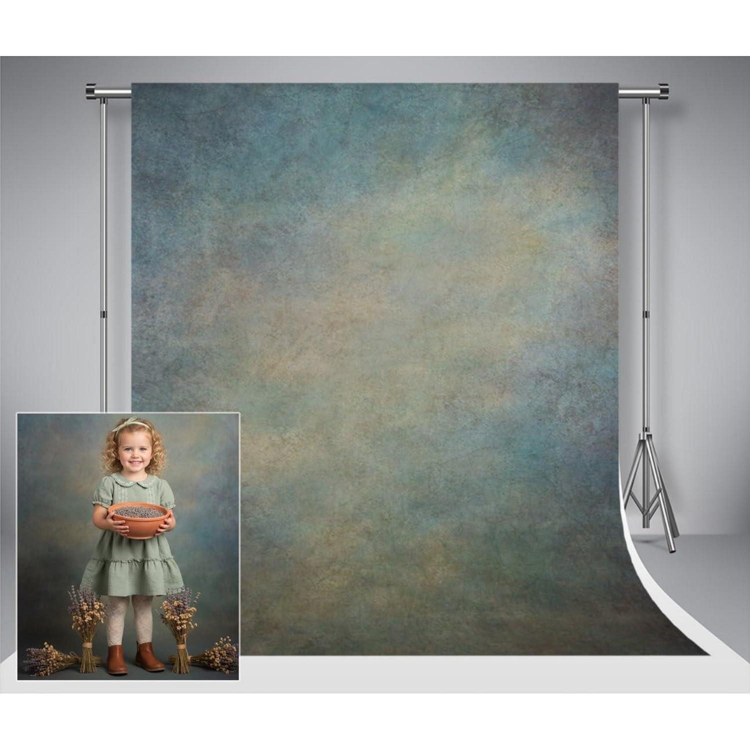 Kate Fototapete Abstrakter Fotostudio-Hintergrund 1.5x2.2m Mikrofaser Kulisse