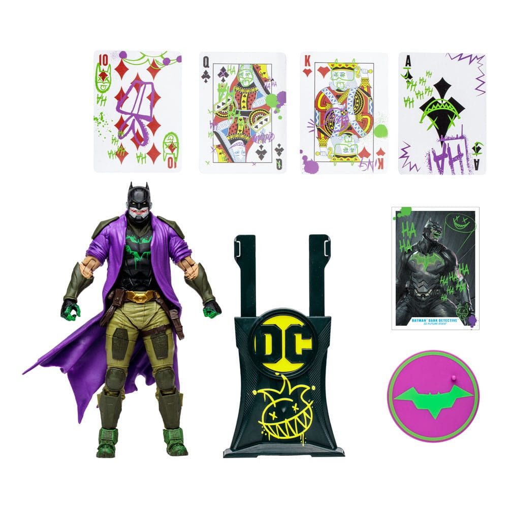 McFarlane Toys Actionfigur DC Multiverse Dark Detective (Future State) (Jokerized) (Gold Label)