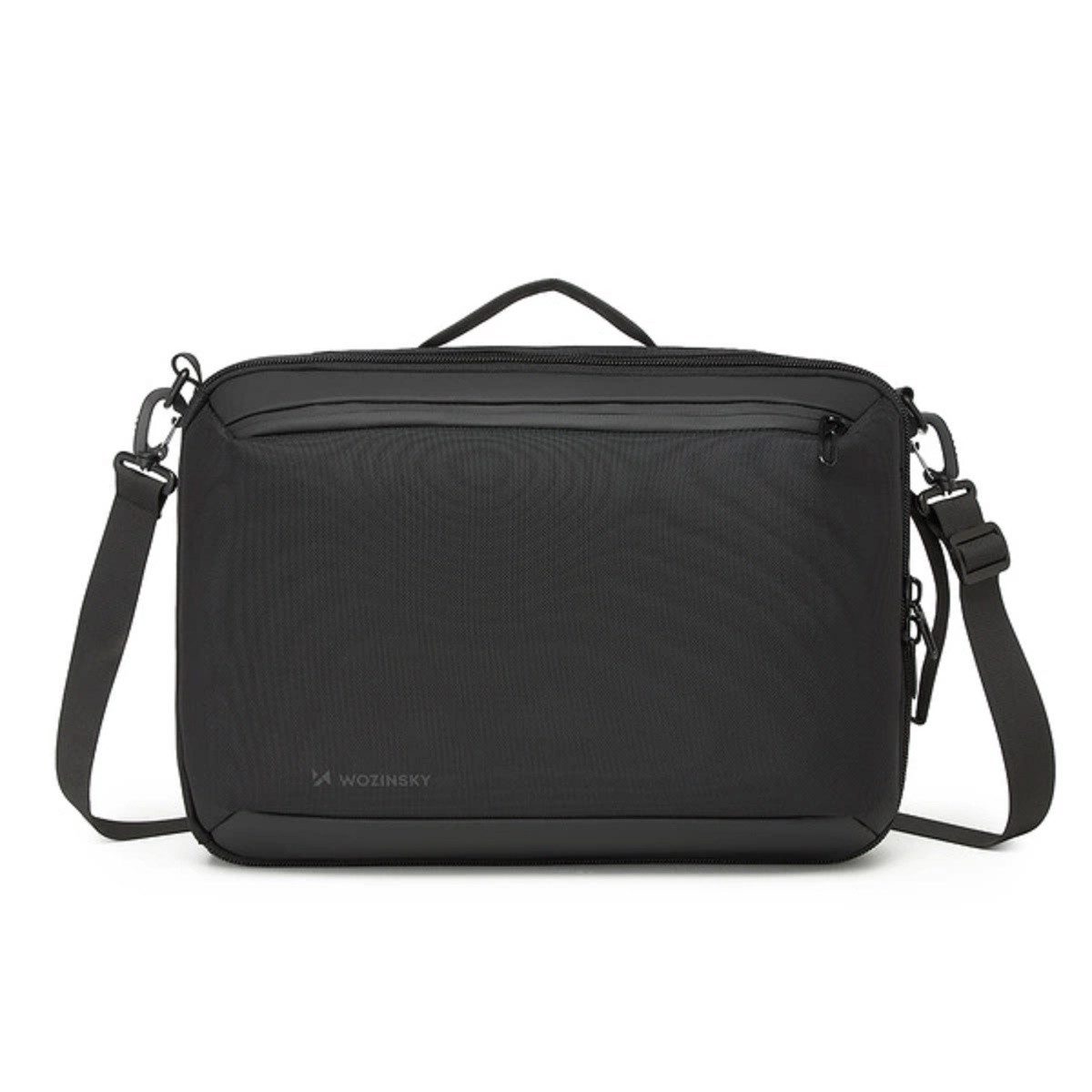 Wozinsky Laptoprucksack Wozinsky Premium 15,6'' Laptop-Rucksack/Tasche mit Riemen - Schwarz