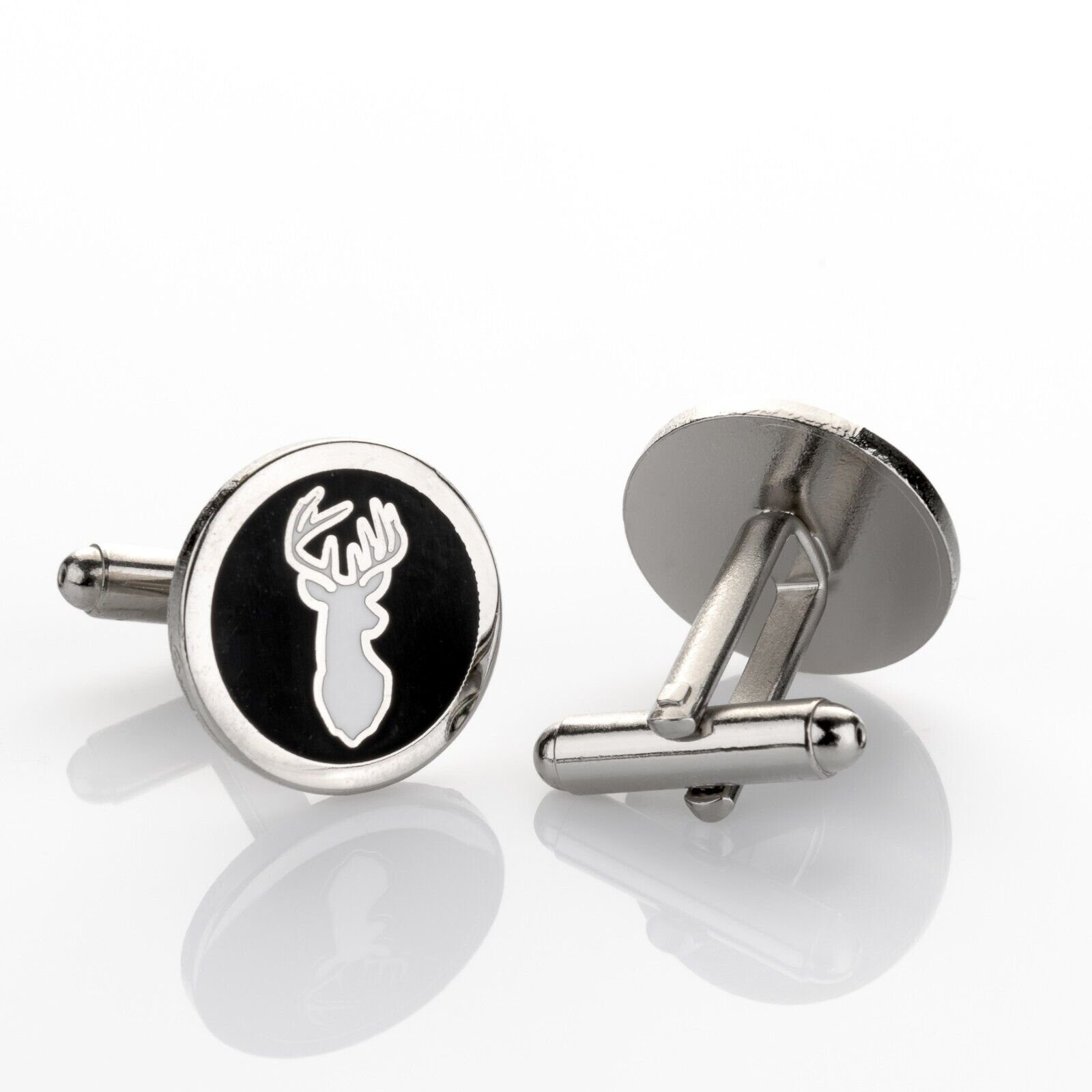 im Hirschthal modischen Gravur (Set), Manschettenknöpfe mit Manschettenknöpfe Business Cufflinks Look Herren