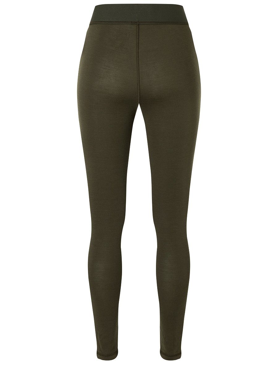 Merino-Materialmix Funktionstights W Ink TUNDRA175 TIGHT SUPER.NATURAL Black funktioneller Merino Tight