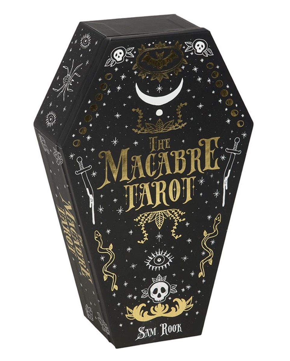 Horror-Shop Dekofigur The Macabre Tarot Karten-Set 78 Stück als Gothic G