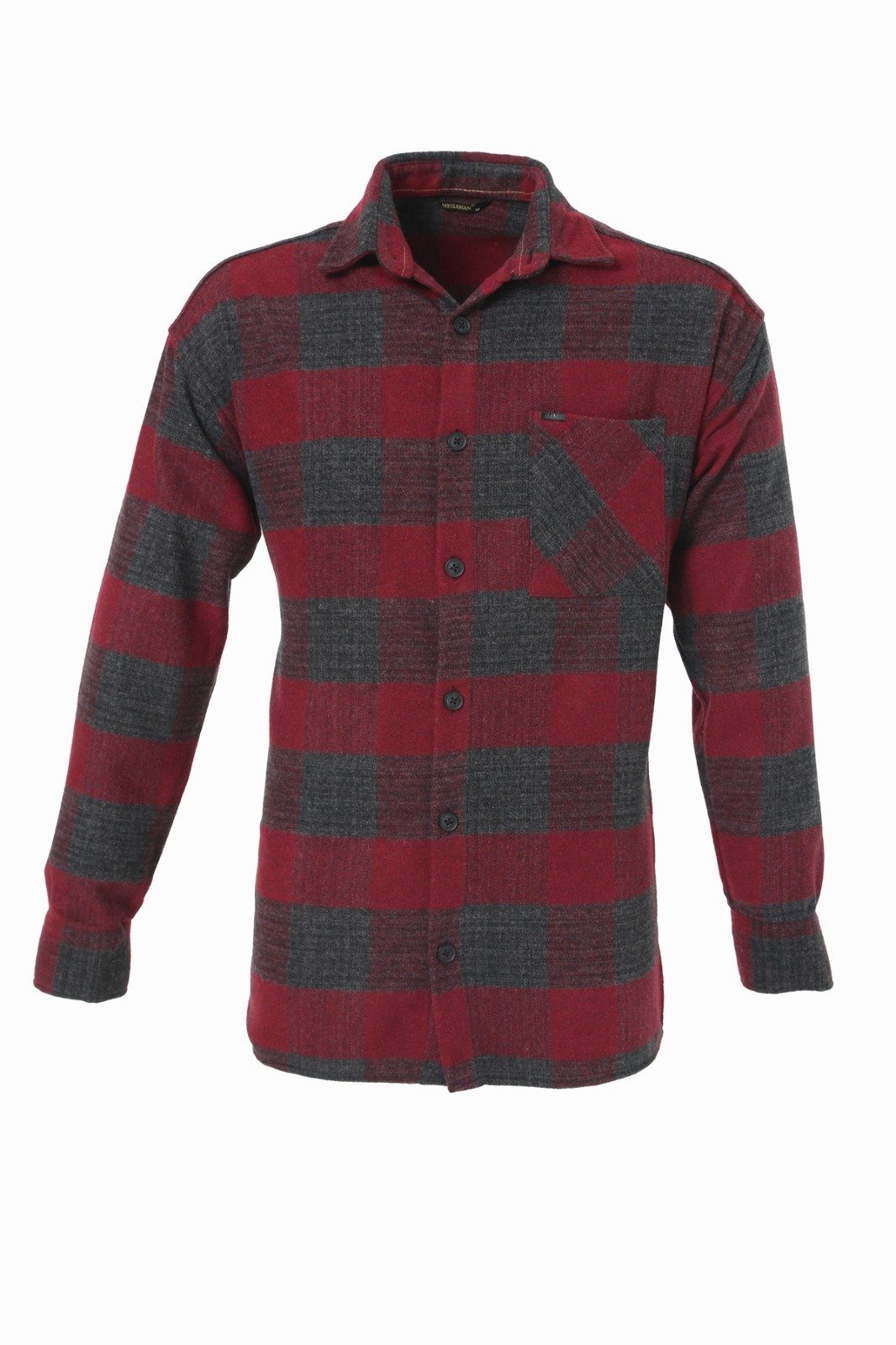Megaman Jeans Flanellhemd Flanellhemd H-266 Flanellhemd günstig online kaufen