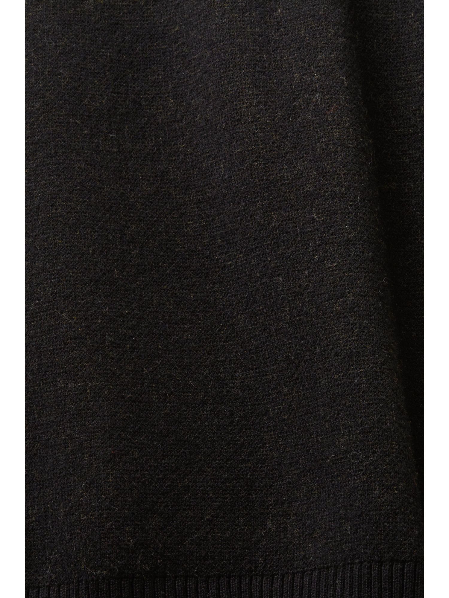 floralem Minirock Strick-Minirock Jacquard-Muster BLACK mit Esprit