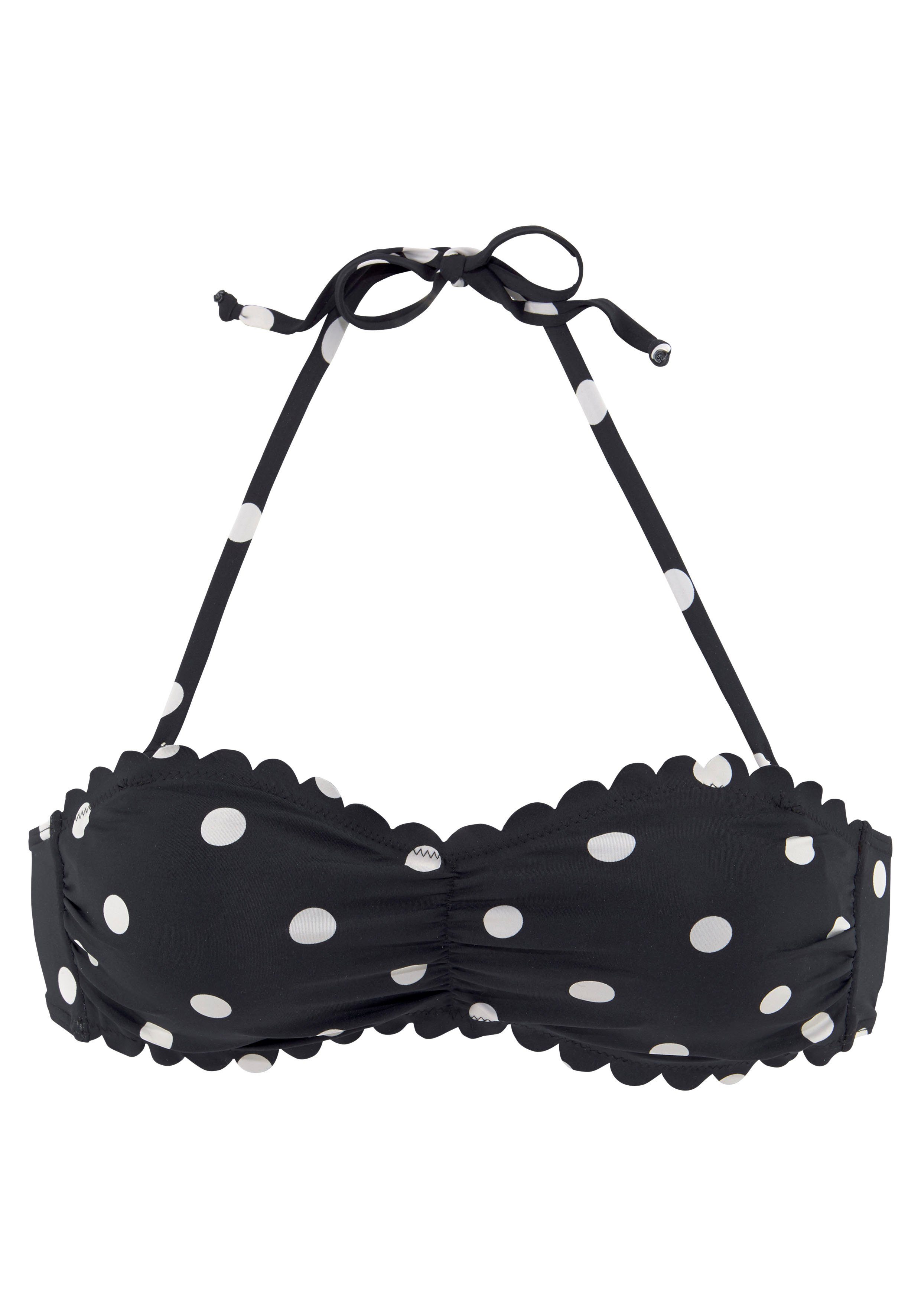 LASCANA Bandeau-Bikini-Top Jada, mit Muschelkante und günstig online kaufen