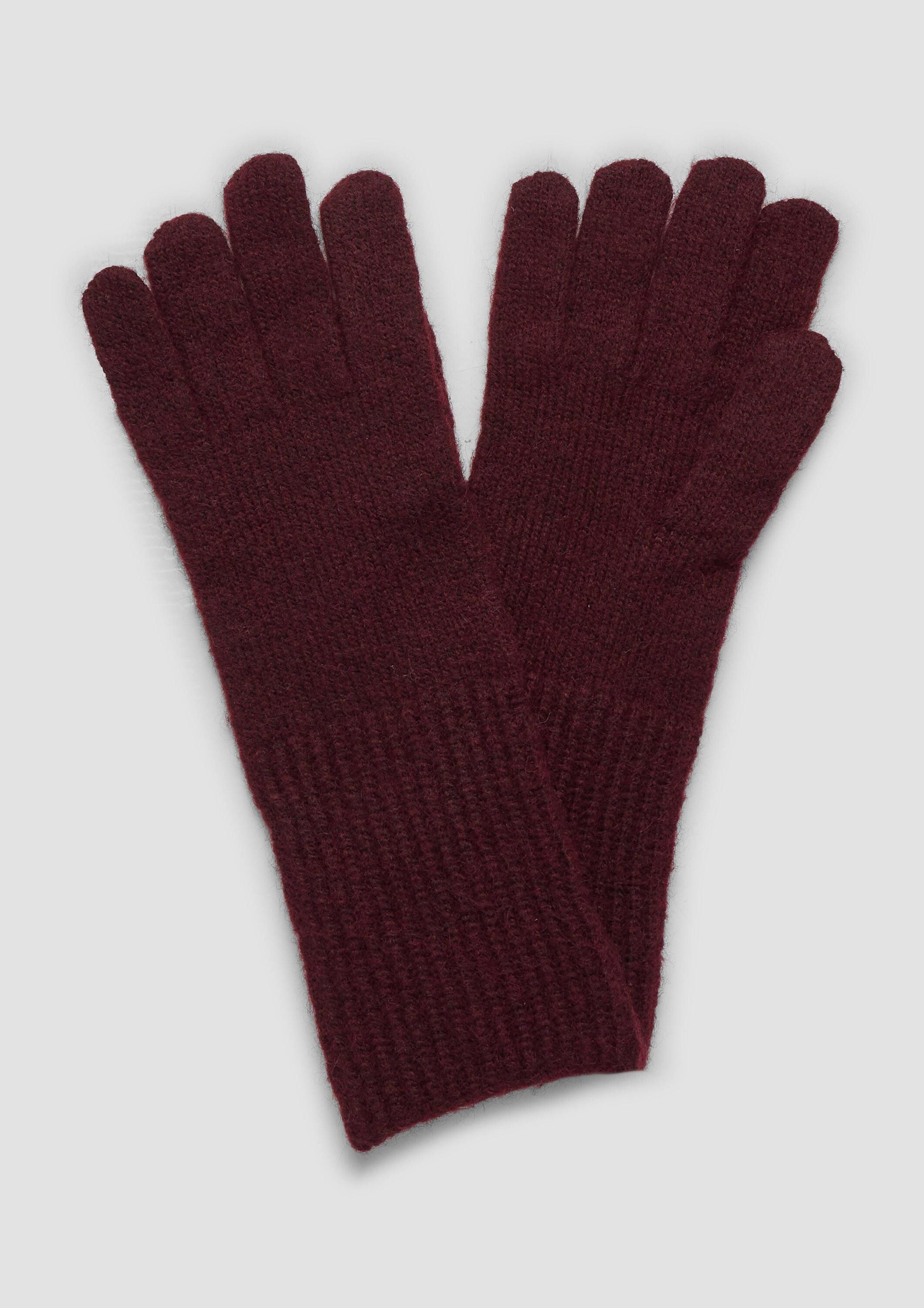 s.Oliver Strickhandschuhe Handschuhe Strickhandschuhe aus Wollmix