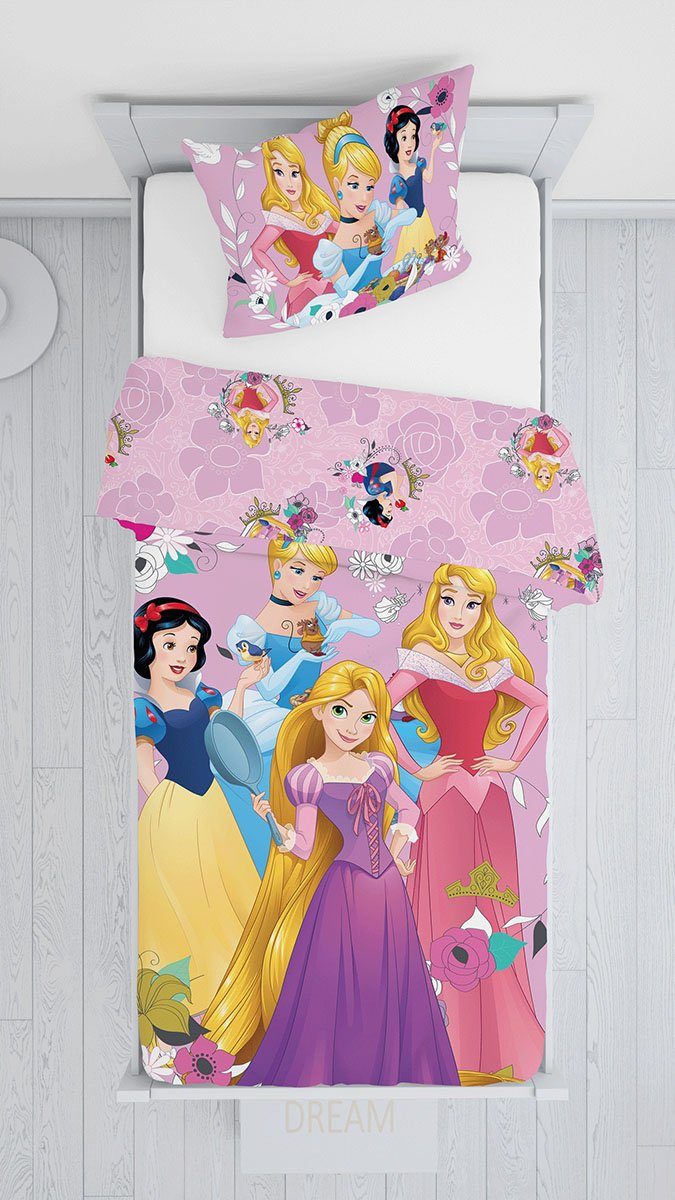 Jerry Fabrics Kinderbettwäsche Princess Pink, Renforcé, günstig online kaufen