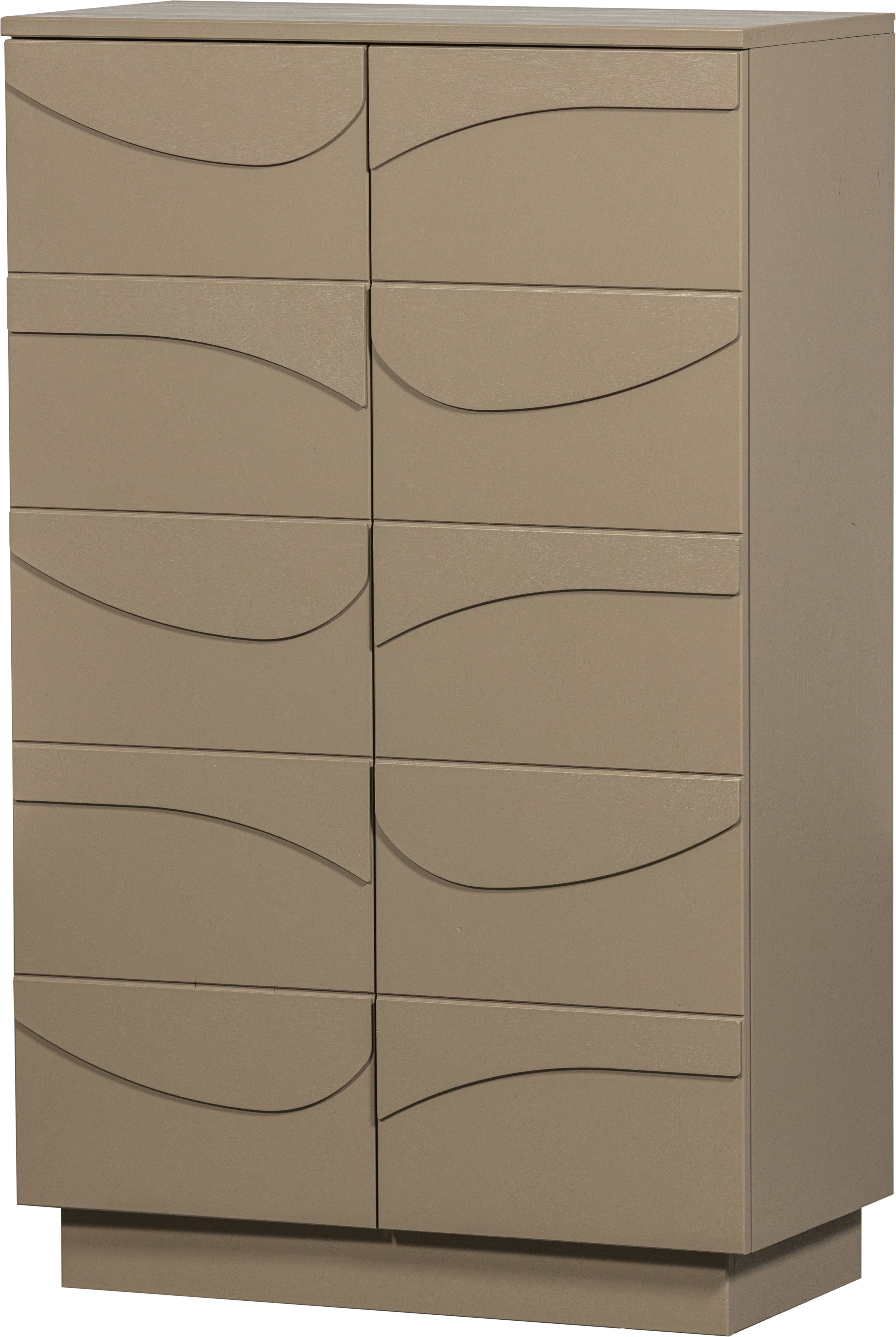 WOOOD Stauraumschrank Teo mit push-to-Open-Funktion, Höhe 116 cm
