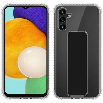 Cadorabo Handyhülle Samsung Galaxy A13 5G Samsung Galaxy A13 5G, Schutzhülle - TPU Silikon Hülle - mit Halterung - Standfunktion