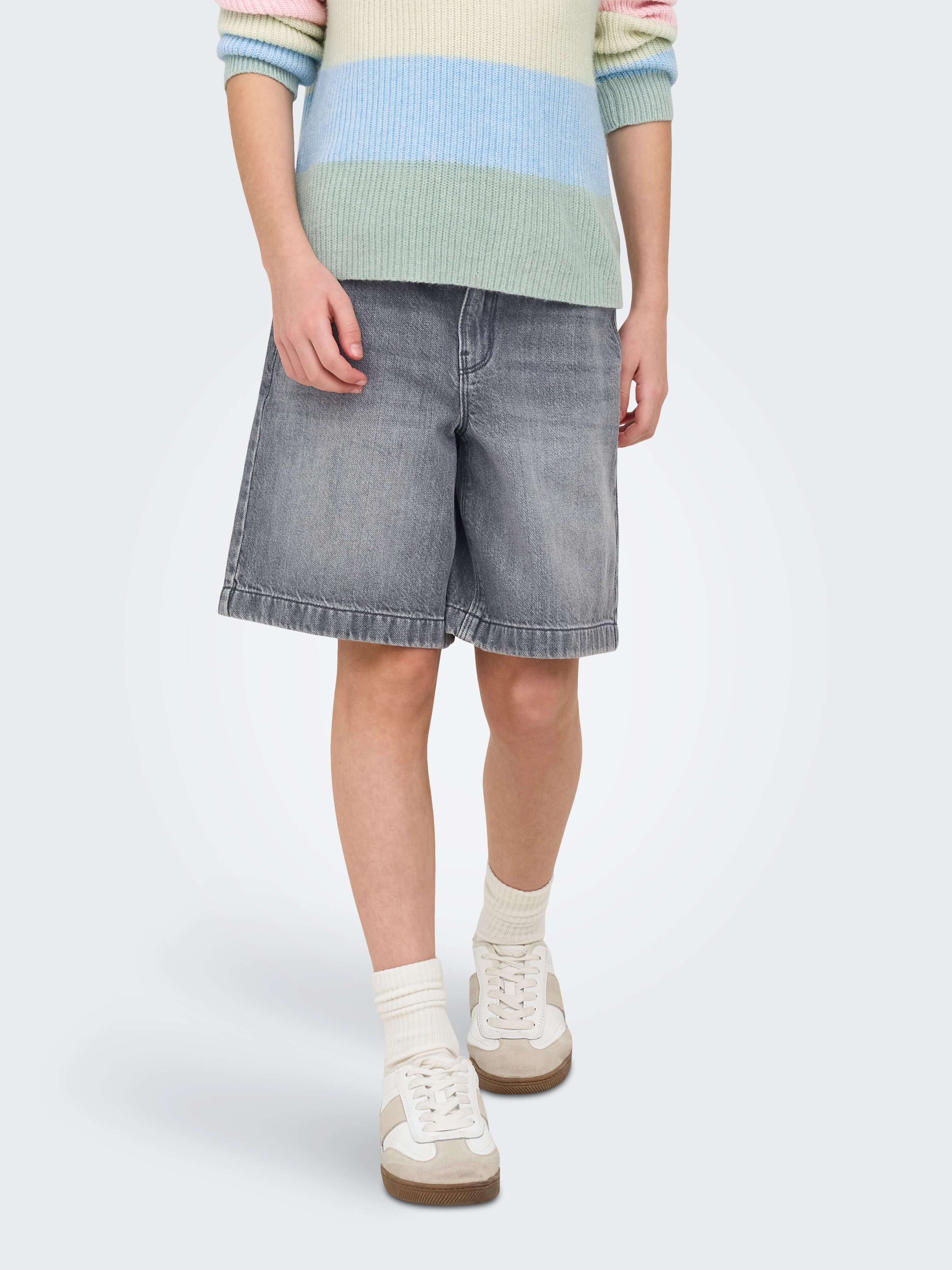 KIDS ONLY Jeansshorts KOGCOMET WIDE LONG SHORTS DNM DIA NOOS