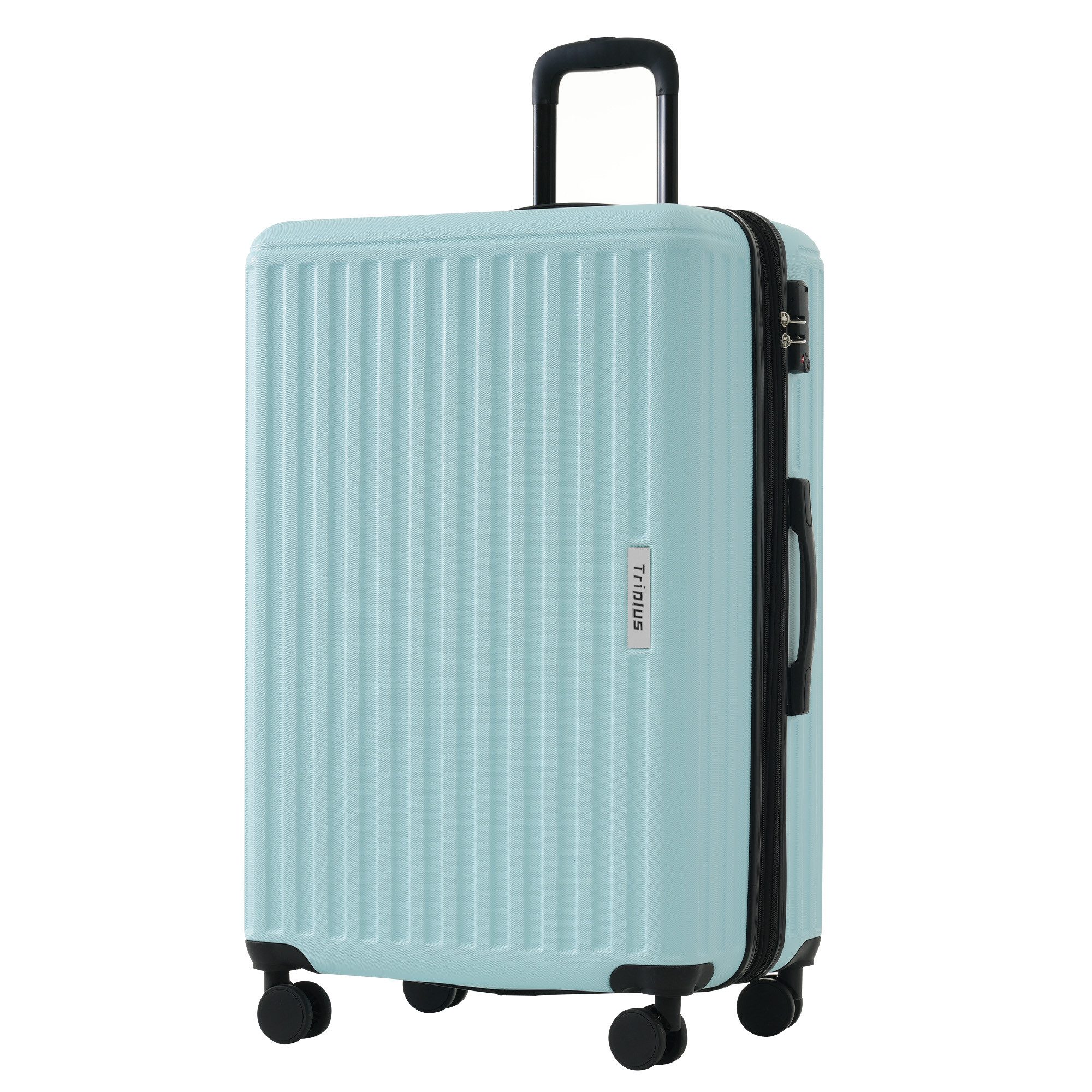 HAUSS SPLOE Trolleyset Gepäckset -Hartschalen-Koffer Handgepäck mit Kosmetiktasche, ABS, 4 Rollen, (Reisegepäck Set - Leichte, 2 tlg., Strapazierfähige Koffer mit leisen 360-Grad-Rädern), verstellbarer Teleskop-Zugstange und viel Stauraum für Geschäftsreisen