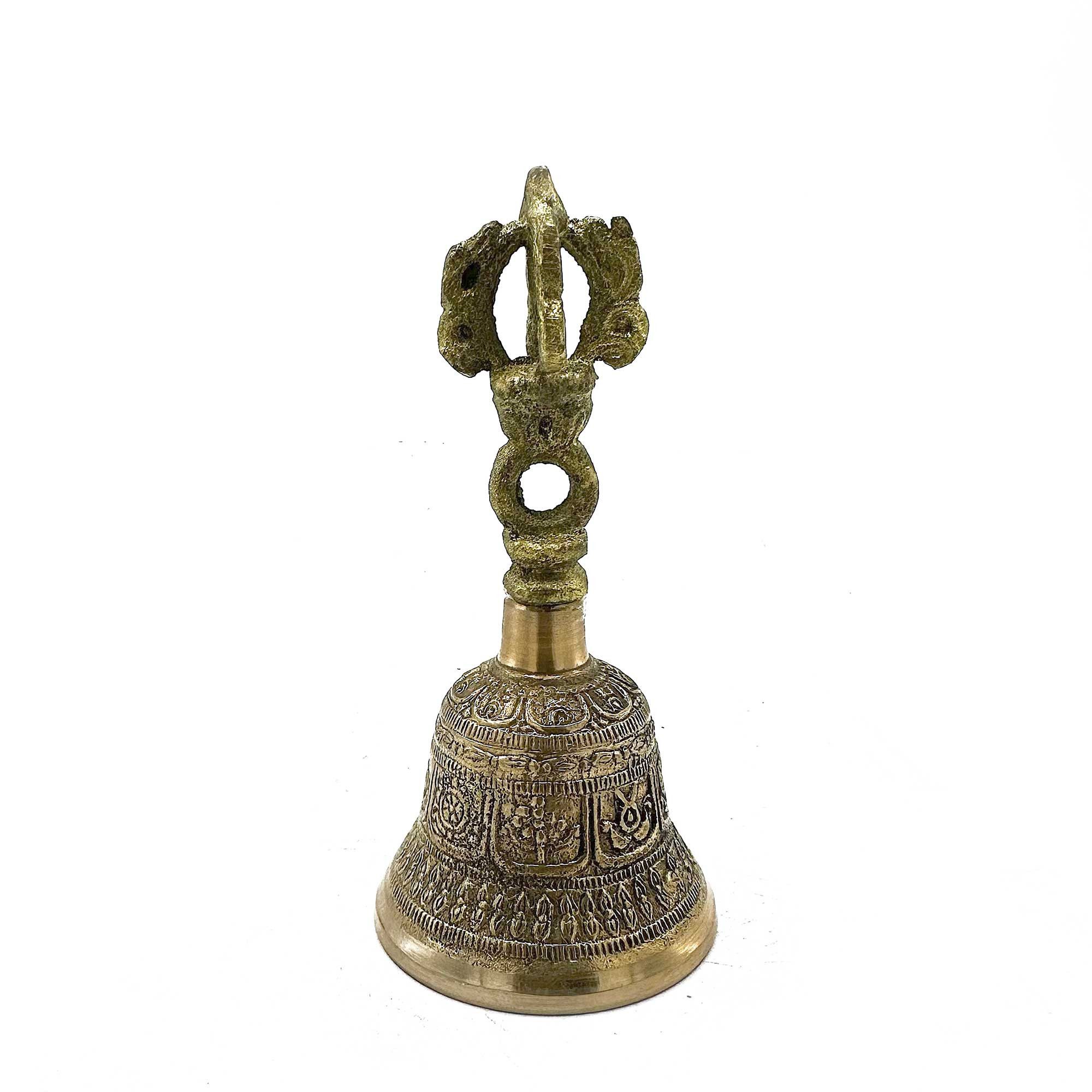 Dekofigur Kleine tibetische Tingsha-Glocke- 5x11cm