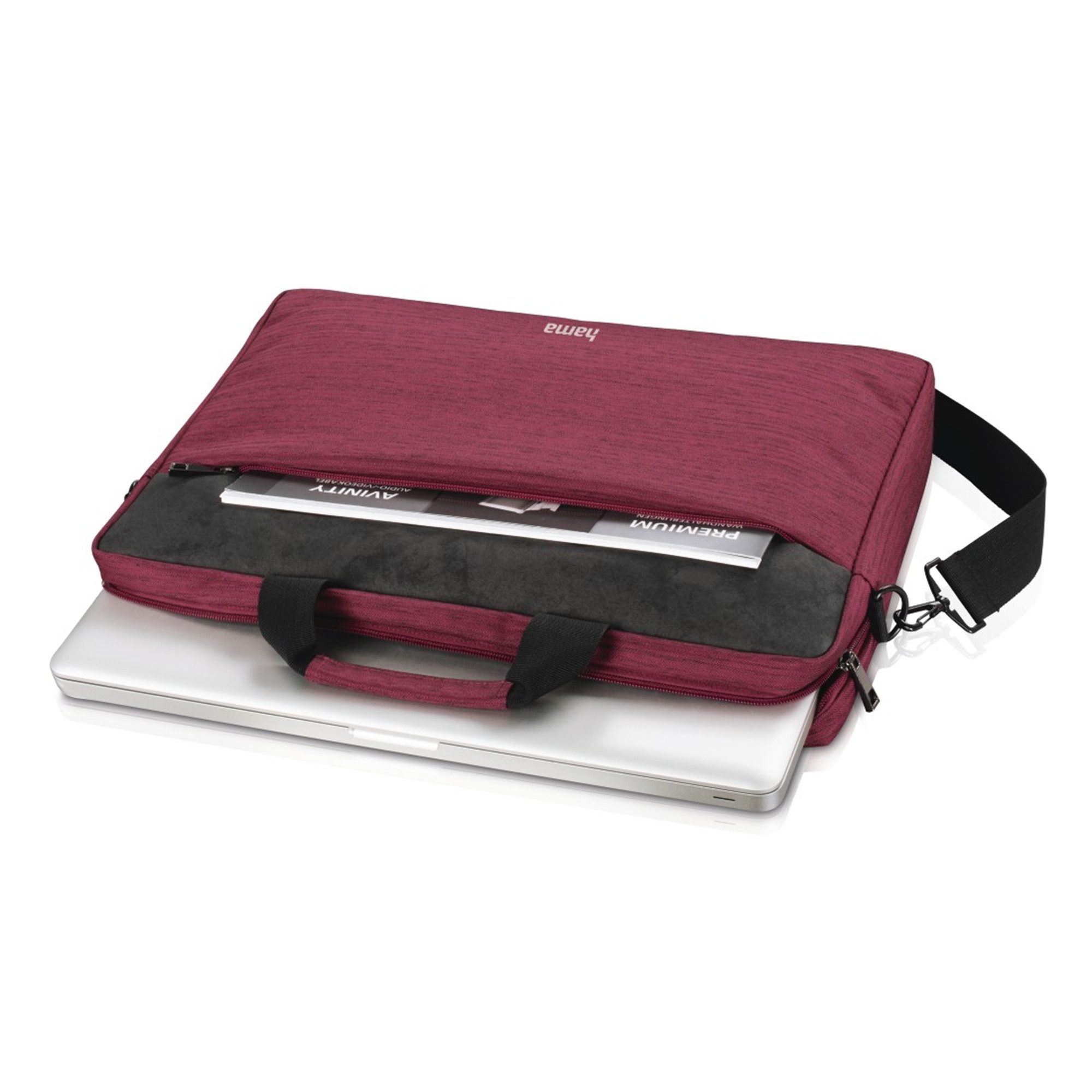 Hama Laptoptasche Tayrona, bis 15,6", rot