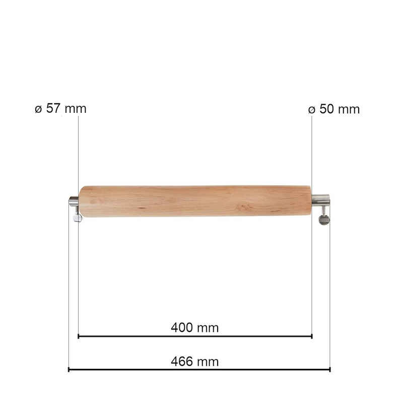 PROREGAL® Grillspieß Baumkuchen Holzrolle, 40cm, für Drehspieße bis Ø 12mm