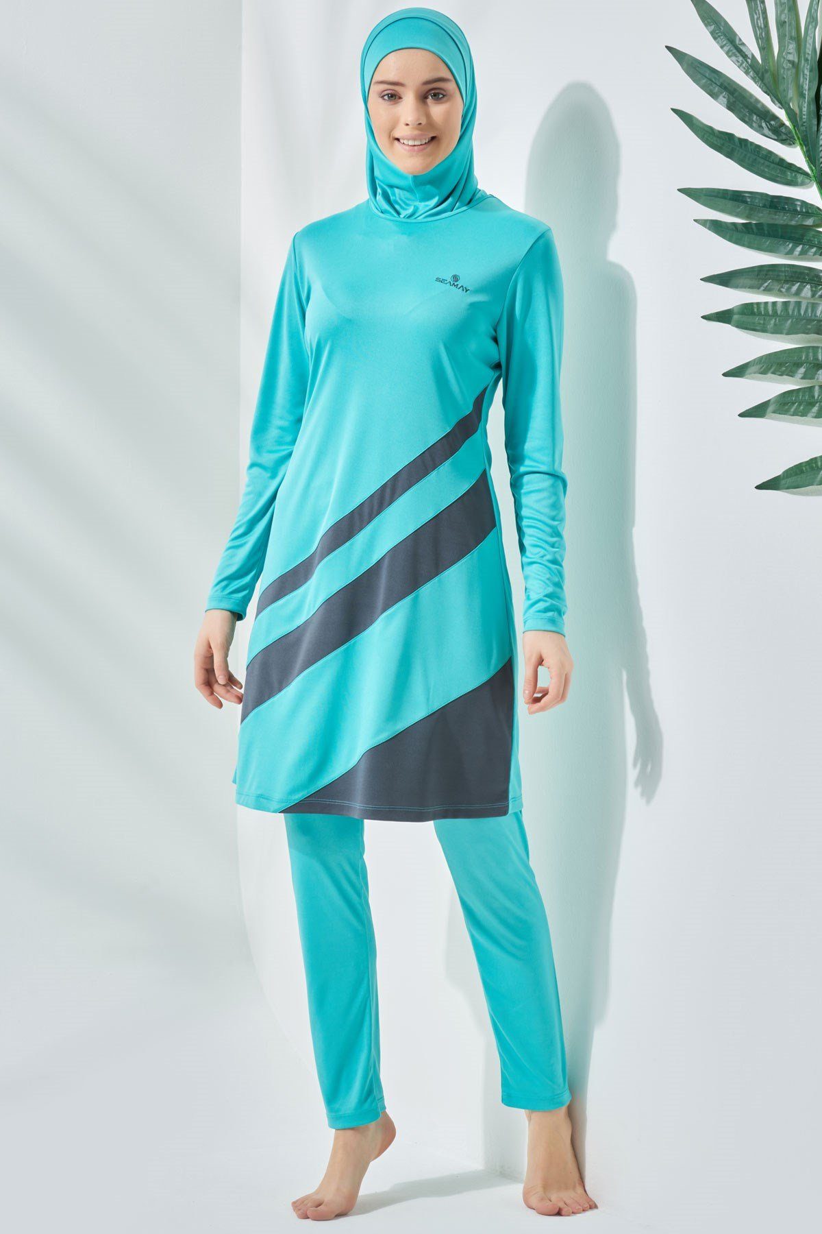 C&CITY Schwimmanzug Vollständige Abdeckung Badeanzug günstig online kaufen
