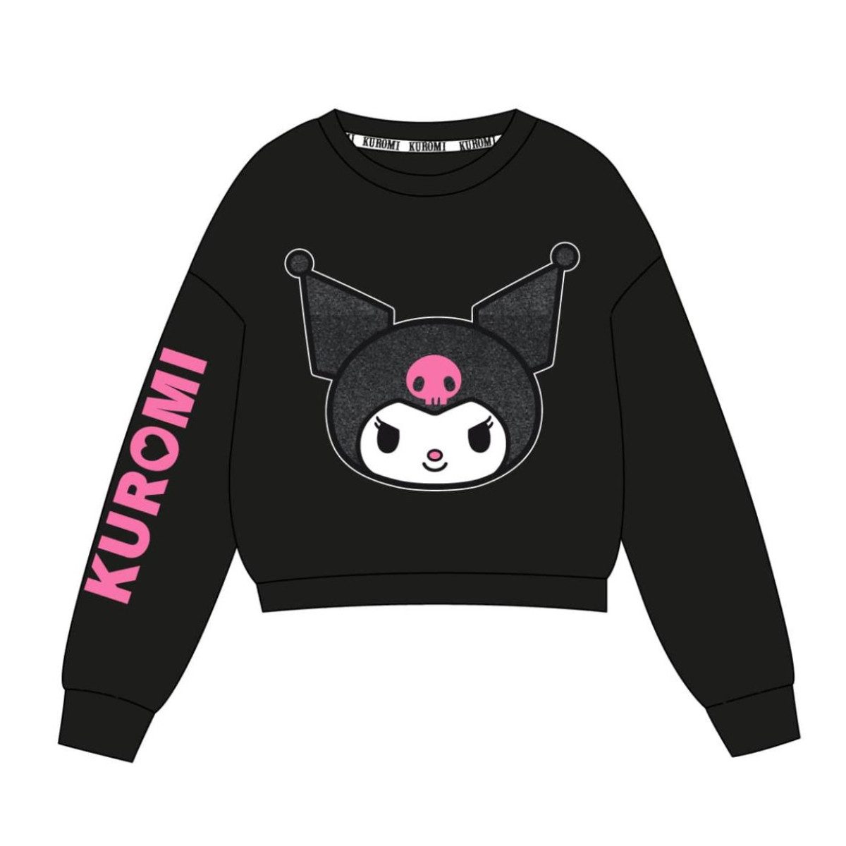 Cerda Sweatshirt Kuromi Pullover Kinder Sweatshirt Baumwoll-Mix