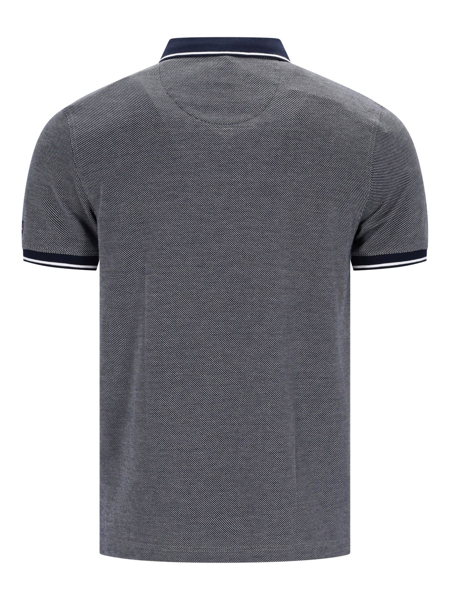 Hajo Poloshirt Poloshirt in diagonal Jacquarddessin - stay fresh-Qualität