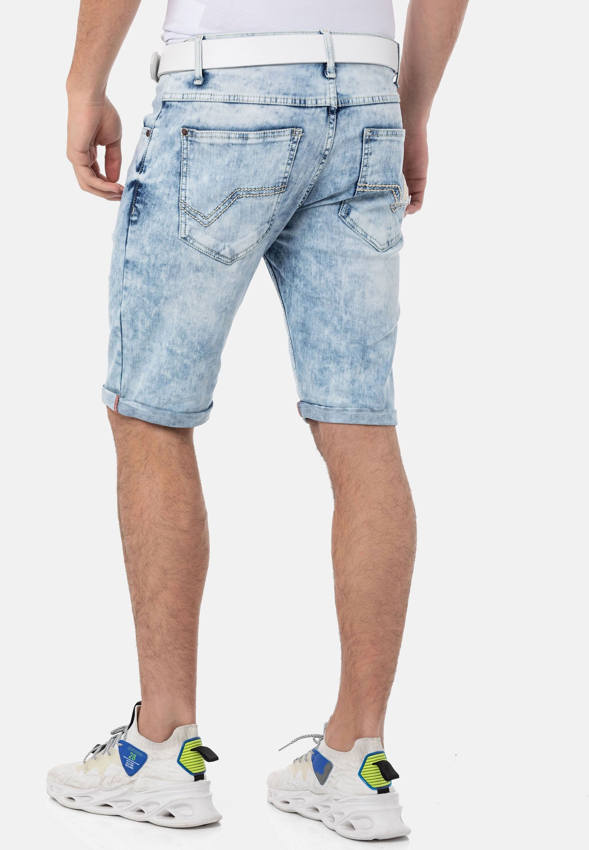 Cipo & Baxx Jeansbermudas Shorts schmal günstig online kaufen