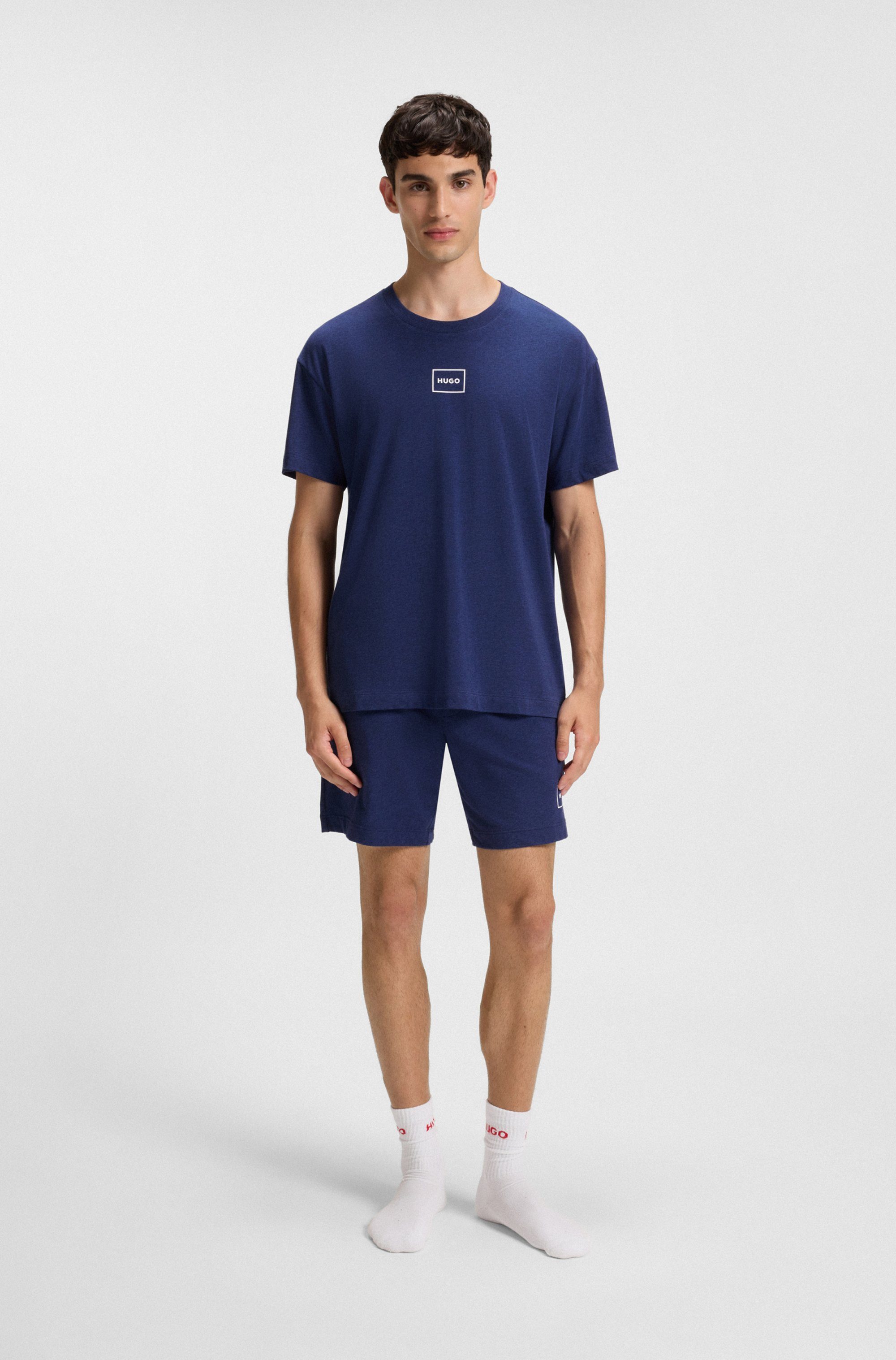 HUGO T-Shirt Laze T-Shirt mit Rundhalsausschnitt