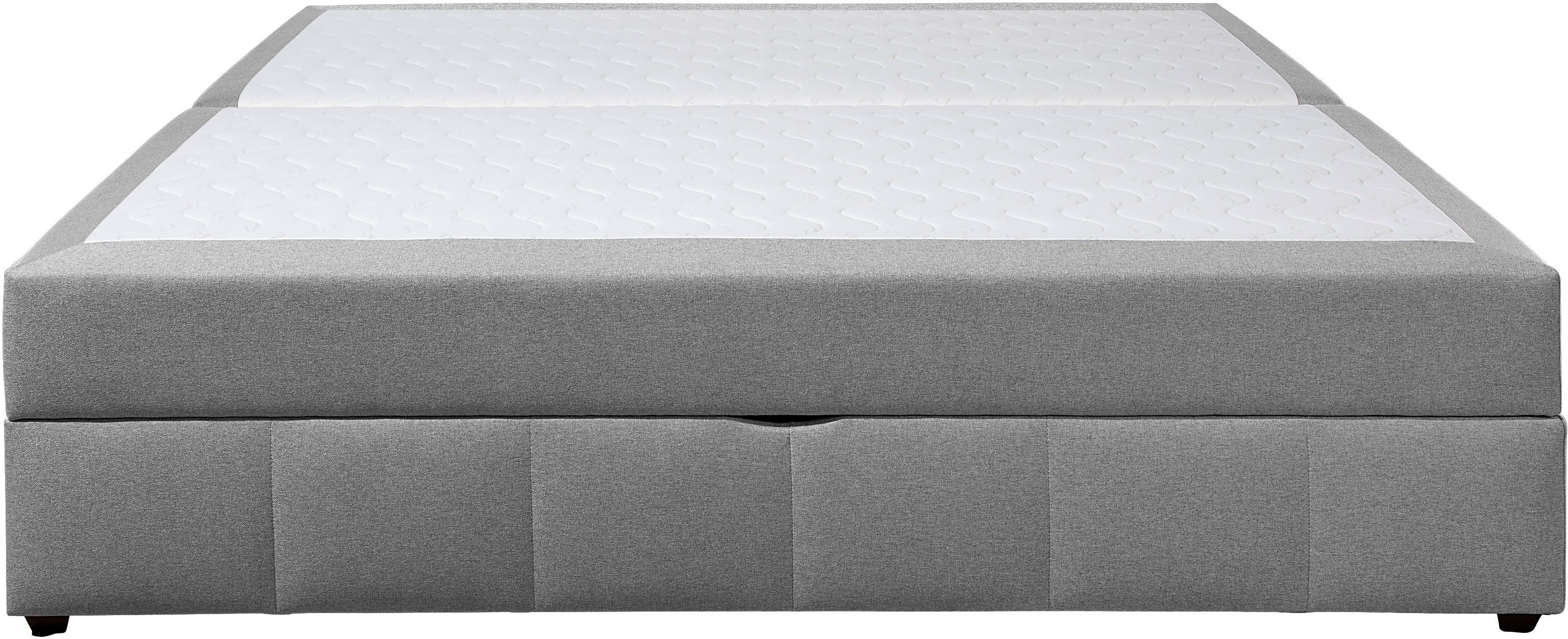 Home affaire Boxbett Niemes inkl. Bettkasten und Topper, auch in Überlänge erhältlich, Boxbett ohne Kopfteil, inkl. Topper – Bild 4 von 5