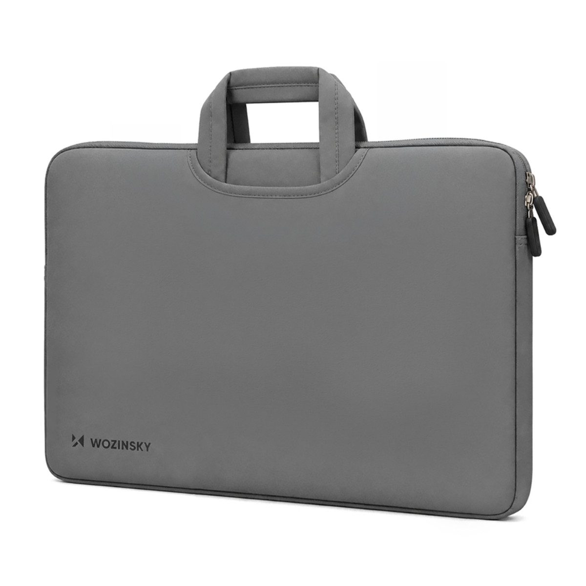 Wozinsky Laptoptasche WNT, Neopren, 2 Außentaschen, Doppelreißverschluss und versenkbarer Griff