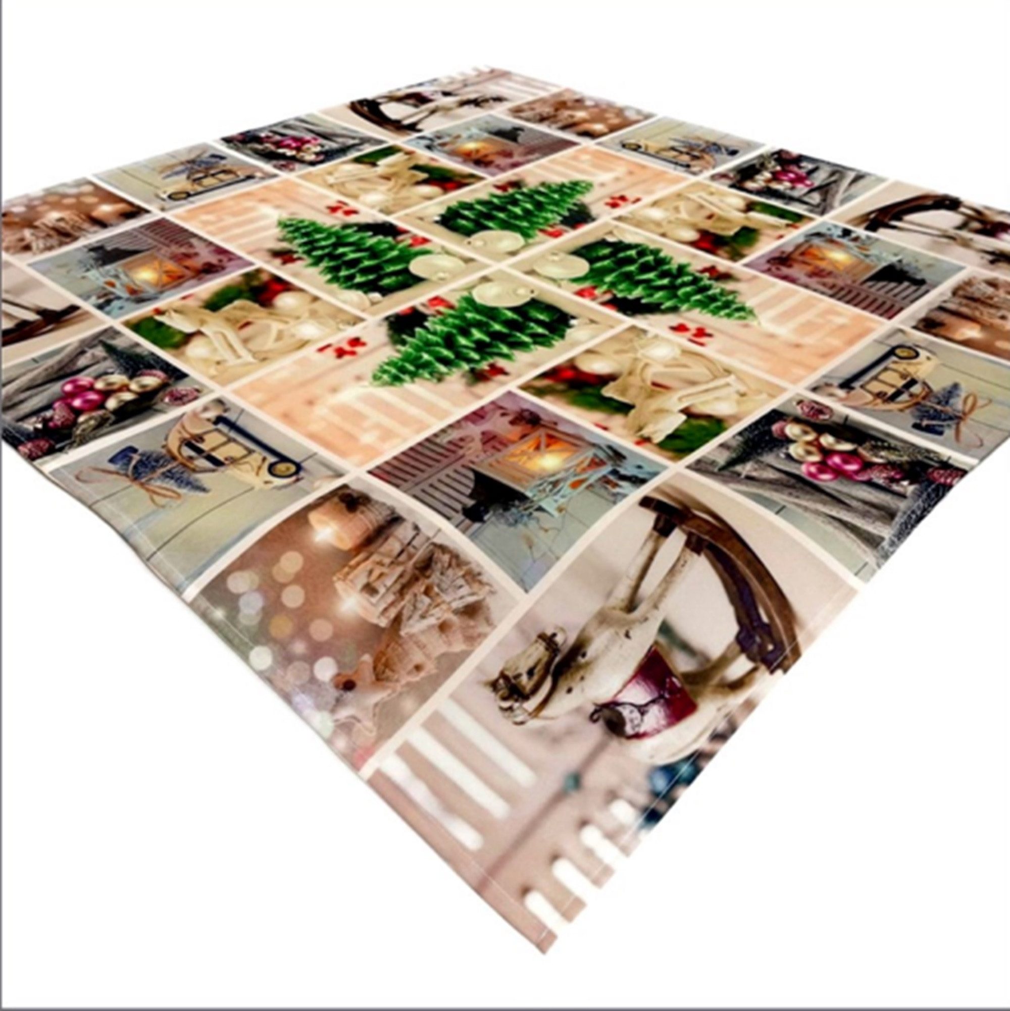 Brilliant Tischdecke / Weihnachten / Mitteldecke / 85x85cm / CYC-4106, Druc günstig online kaufen