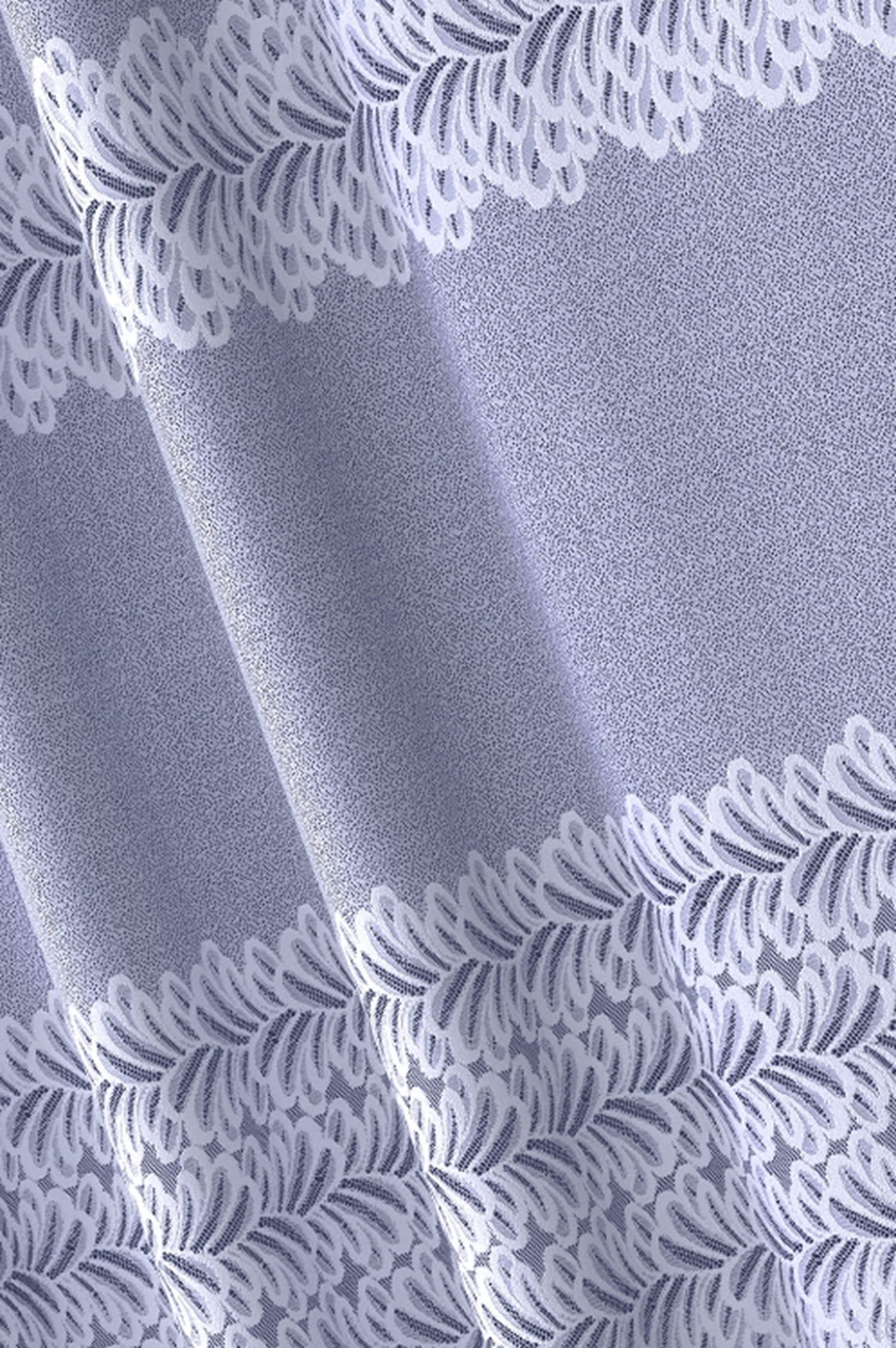 QBTEXTIL Gardine aus Jacquard-Stoff weiß 34803, günstig online kaufen