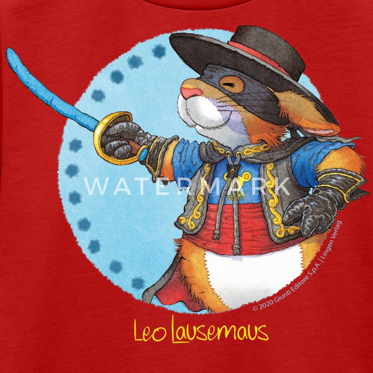 Spreadshirt T-Shirt Leo Lausemaus Kostüm Kinder Fasching Kinder Premium T-Shirt (1-tlg)