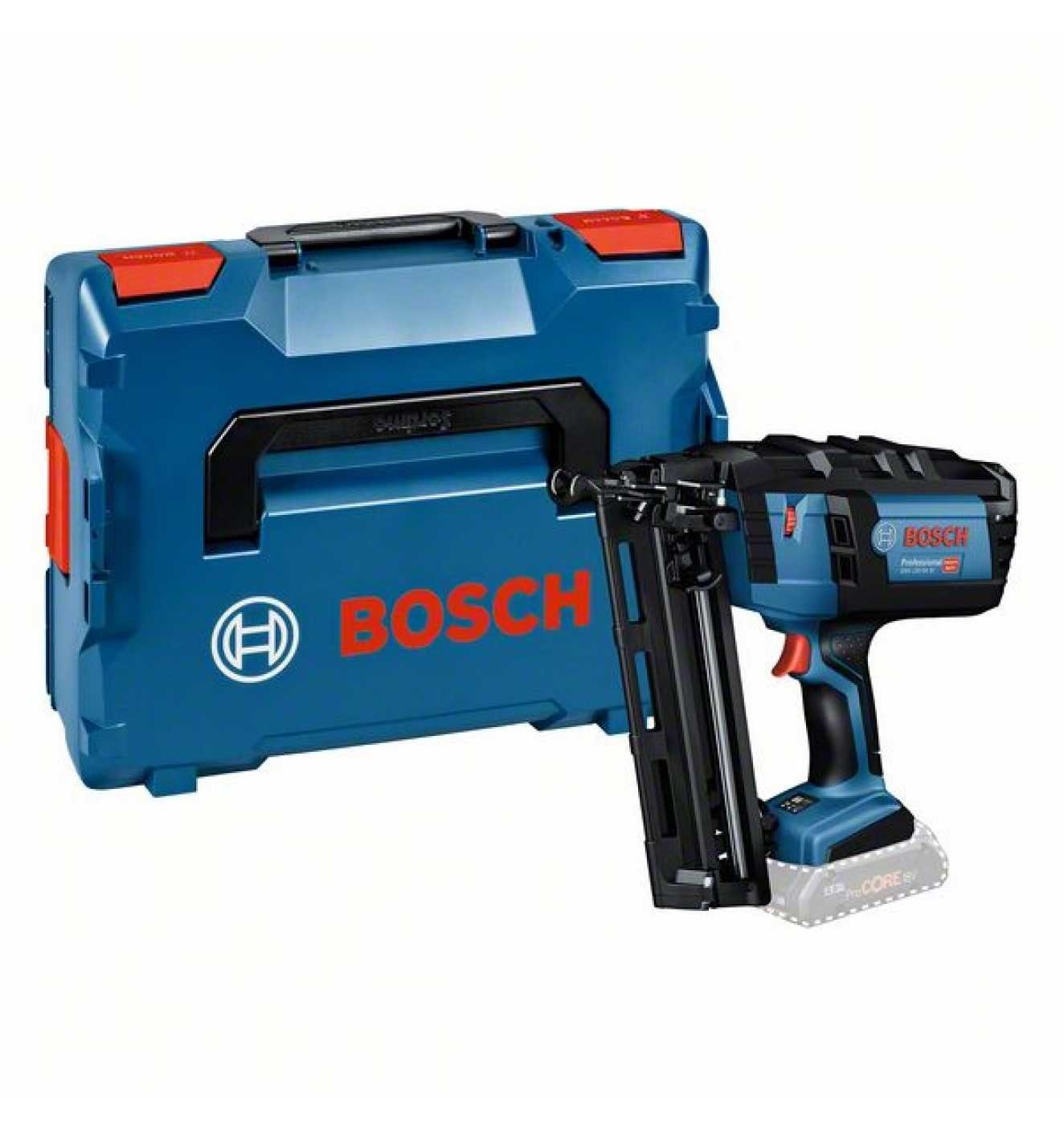 Bosch Professional Nagler GNH 18V-64 M, ohne Akku und Ladegerät, Kontaktschussauslösung (Bumpfire)