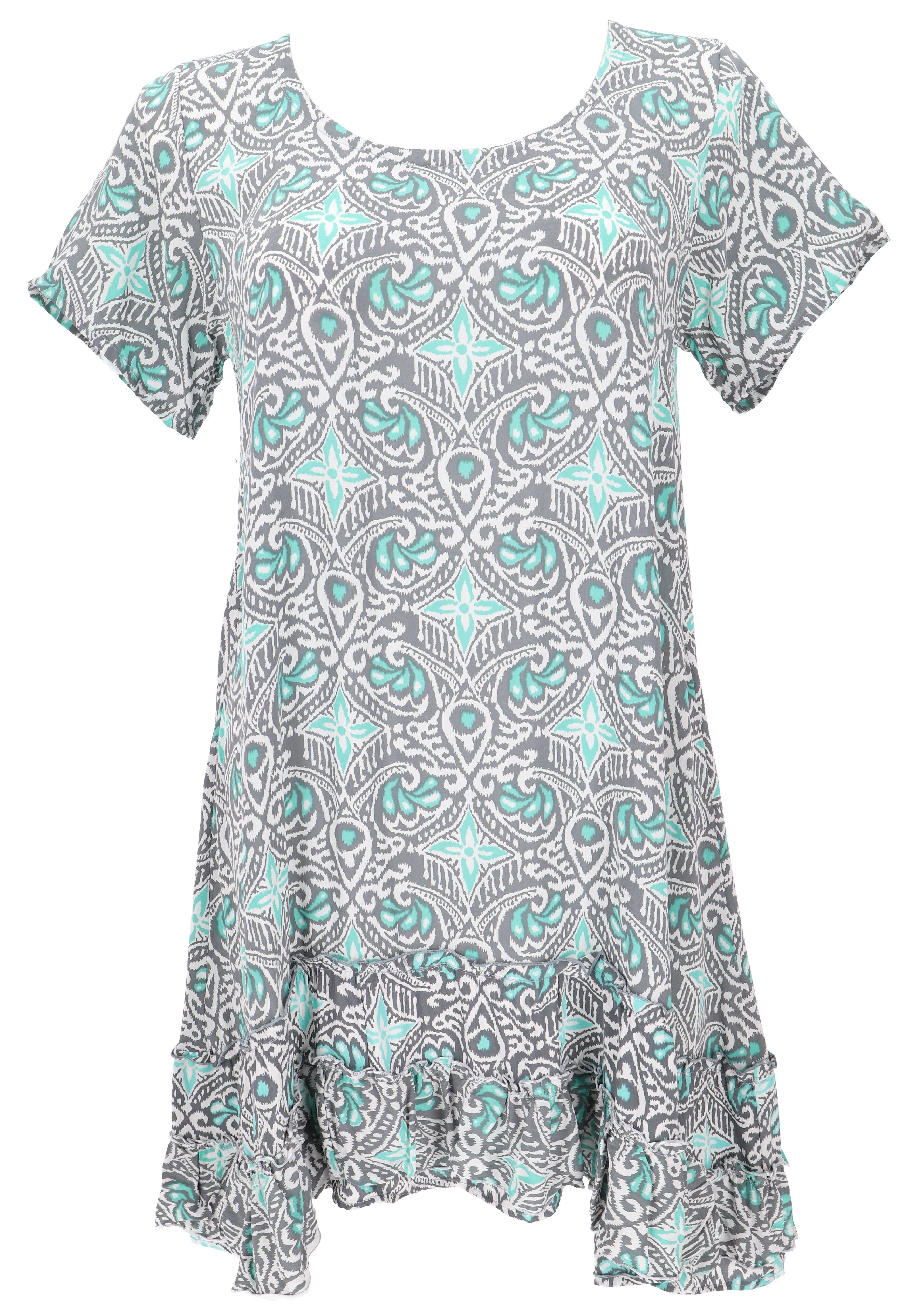 Guru-Shop Midikleid Boho Strandkleid, Minikleid - günstig online kaufen