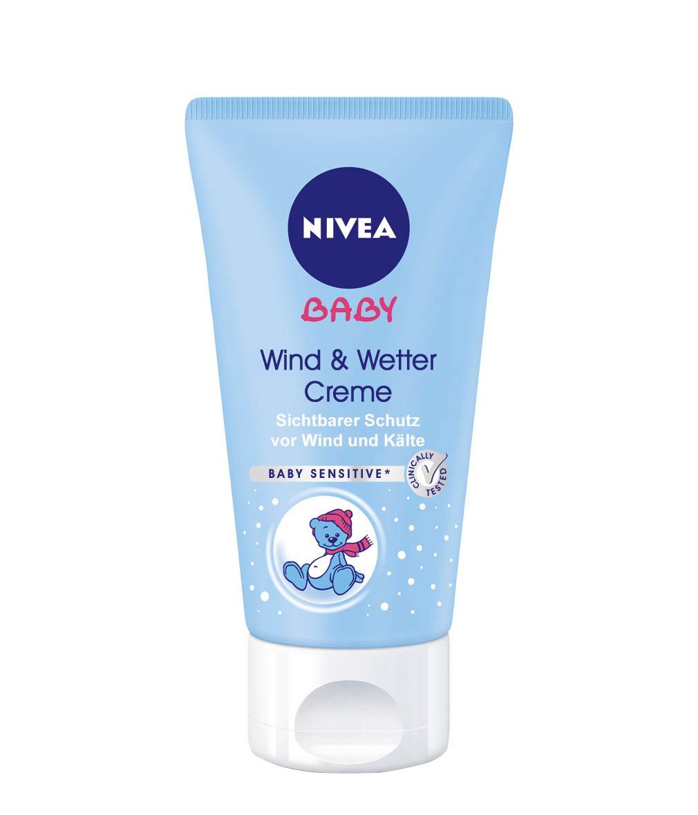 Nivea Hautcreme 1x NIVEA Baby Wind & Wetter Creme, 50 ml, 1-tlg.
