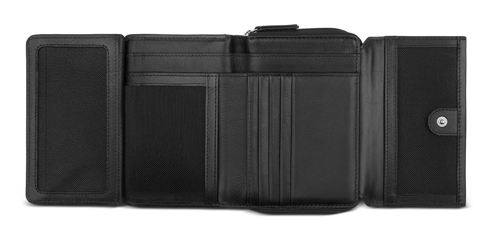 bugatti Geldbörse Ladies Wallet, aus echtem Rindsleder mit RFID-Blocker Schutz
