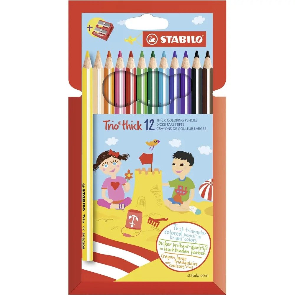 STABILO Buntstift Triangular colored pencil STABILO® Trio®, dick walletSTABILO Trio dick