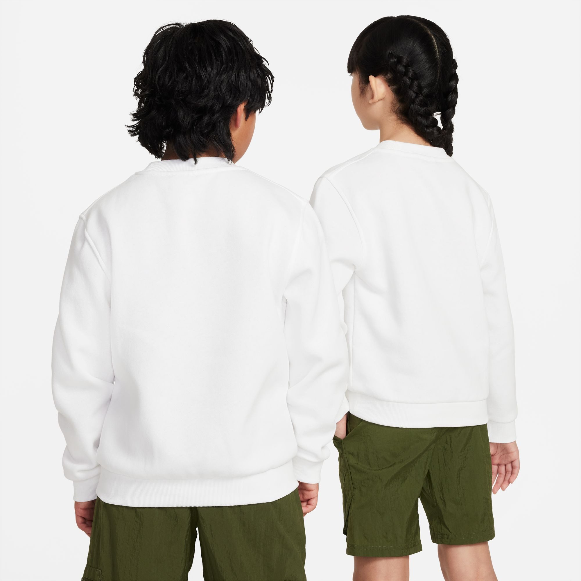 Nike Sportswear Sweatshirt K NSW CLUB FLC CREW LS LBR Für Kinder und Jugendliche